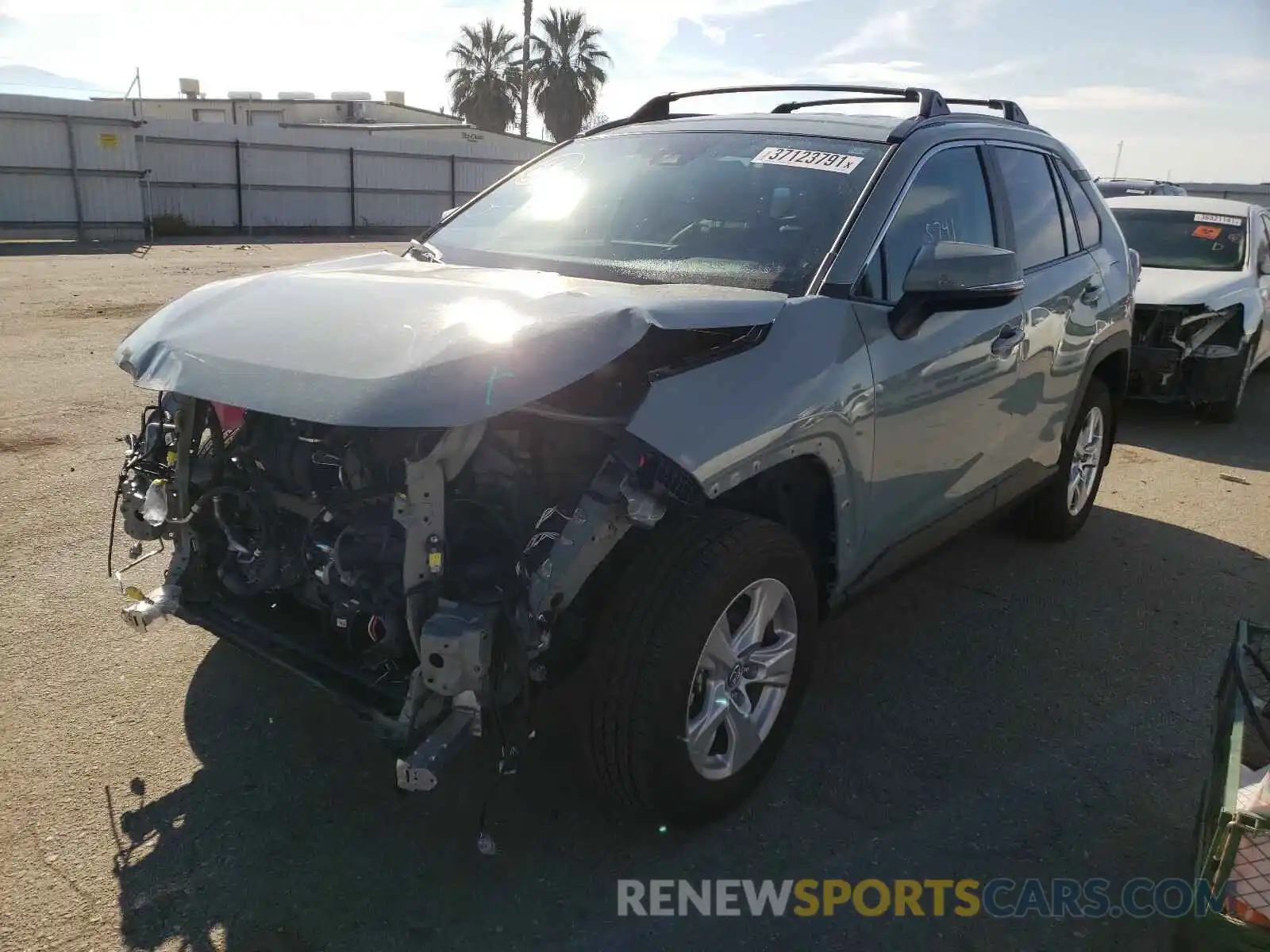 2 Photograph of a damaged car 2T3W1RFV3LW084409 TOYOTA RAV4 2020