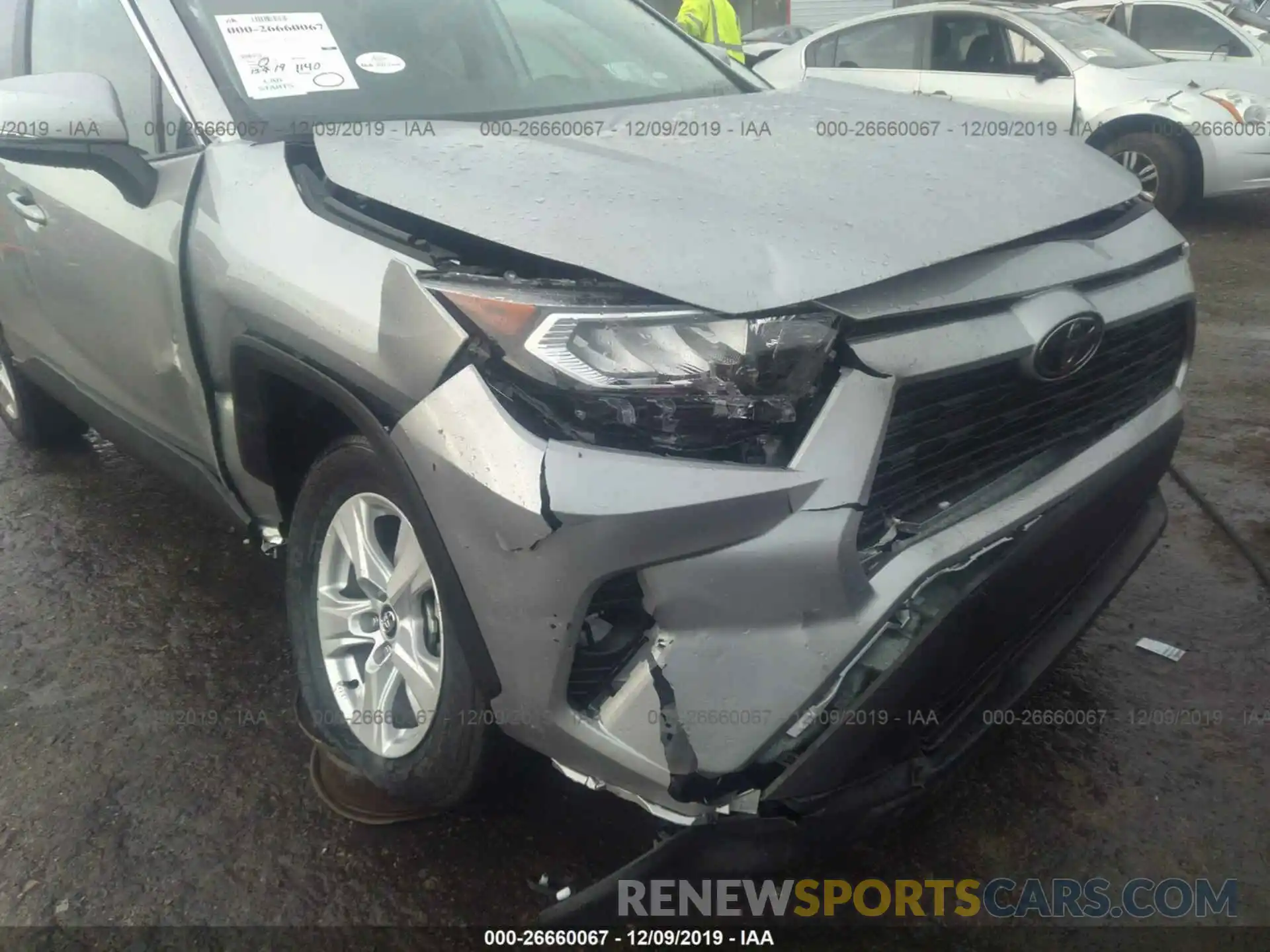 6 Photograph of a damaged car 2T3W1RFV4LC034474 TOYOTA RAV4 2020