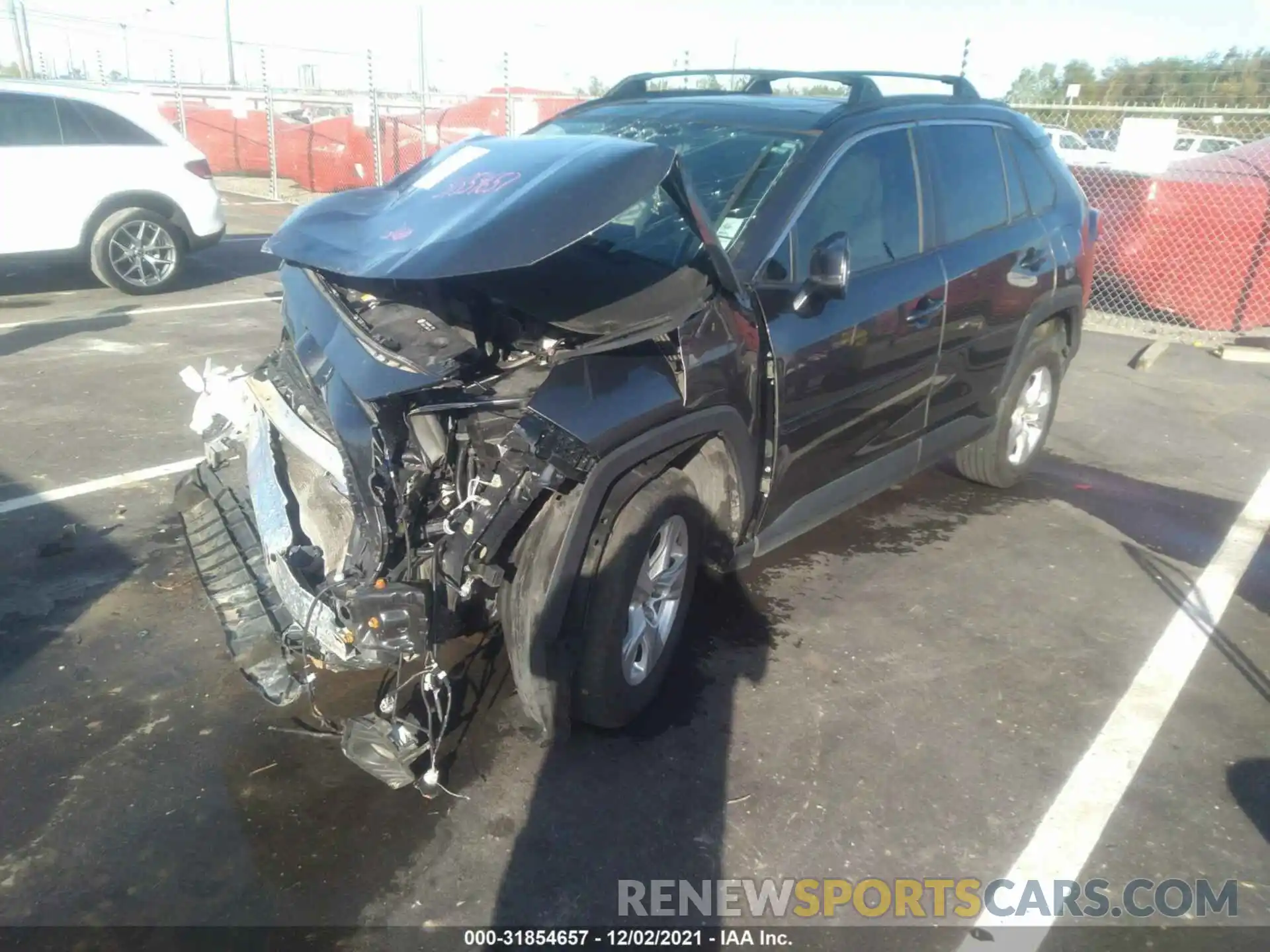 2 Photograph of a damaged car 2T3W1RFV4LC039576 TOYOTA RAV4 2020