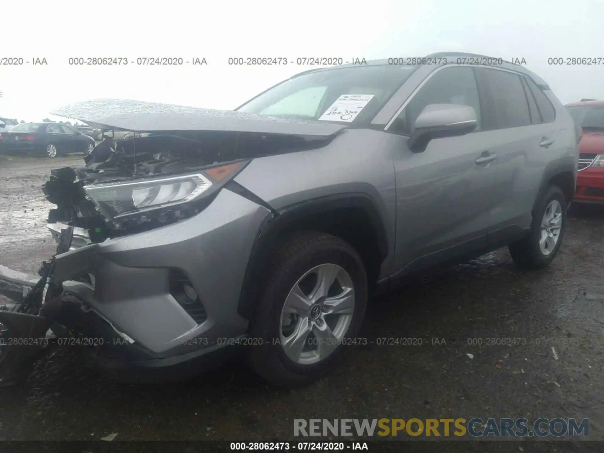 2 Photograph of a damaged car 2T3W1RFV4LC039819 TOYOTA RAV4 2020