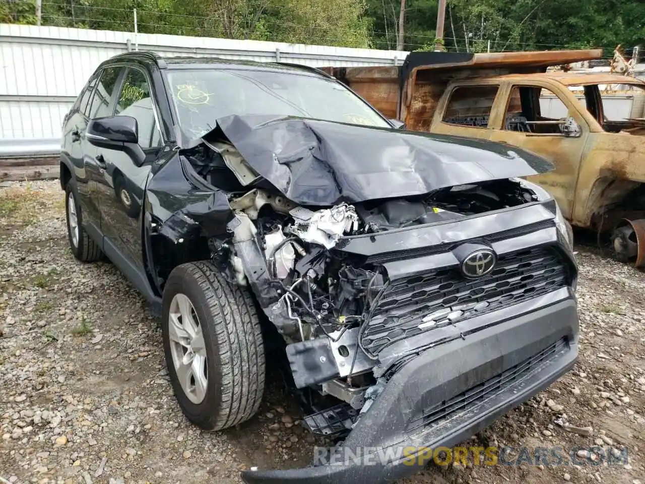 1 Photograph of a damaged car 2T3W1RFV4LC043871 TOYOTA RAV4 2020