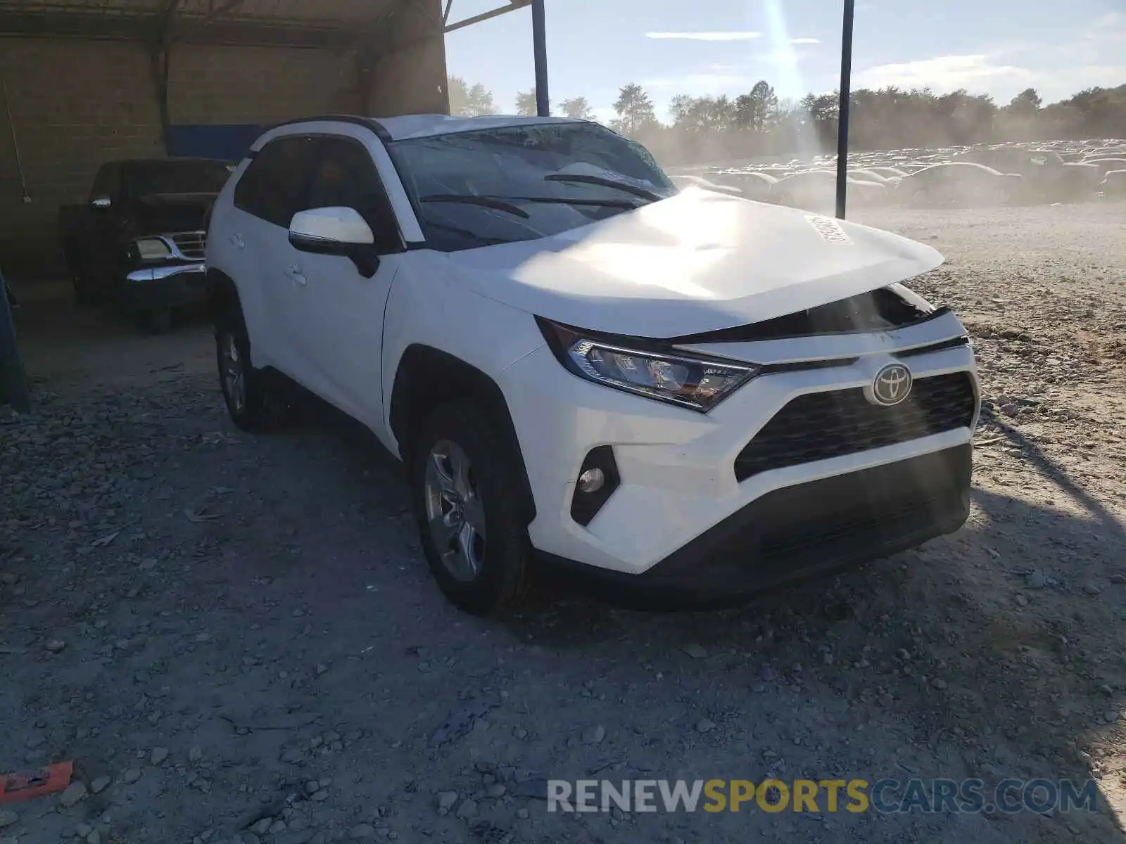 1 Photograph of a damaged car 2T3W1RFV4LC049279 TOYOTA RAV4 2020