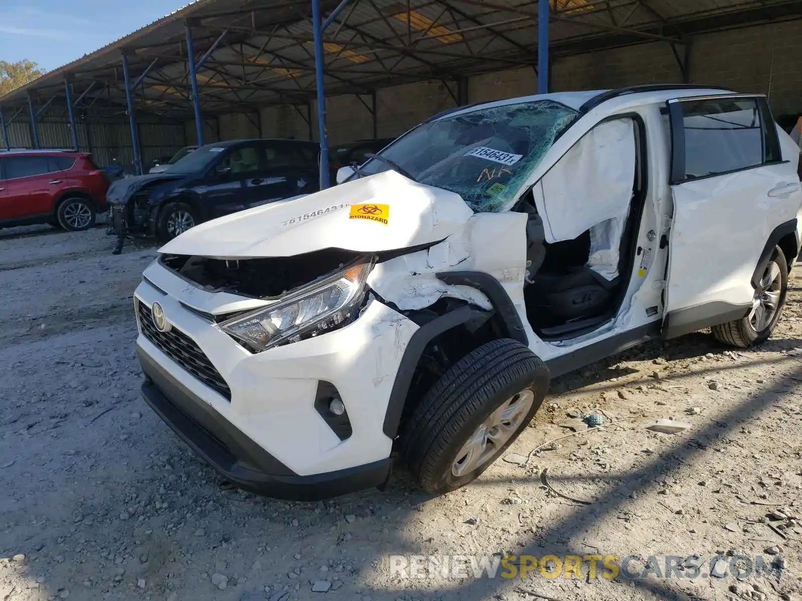 9 Photograph of a damaged car 2T3W1RFV4LC049279 TOYOTA RAV4 2020