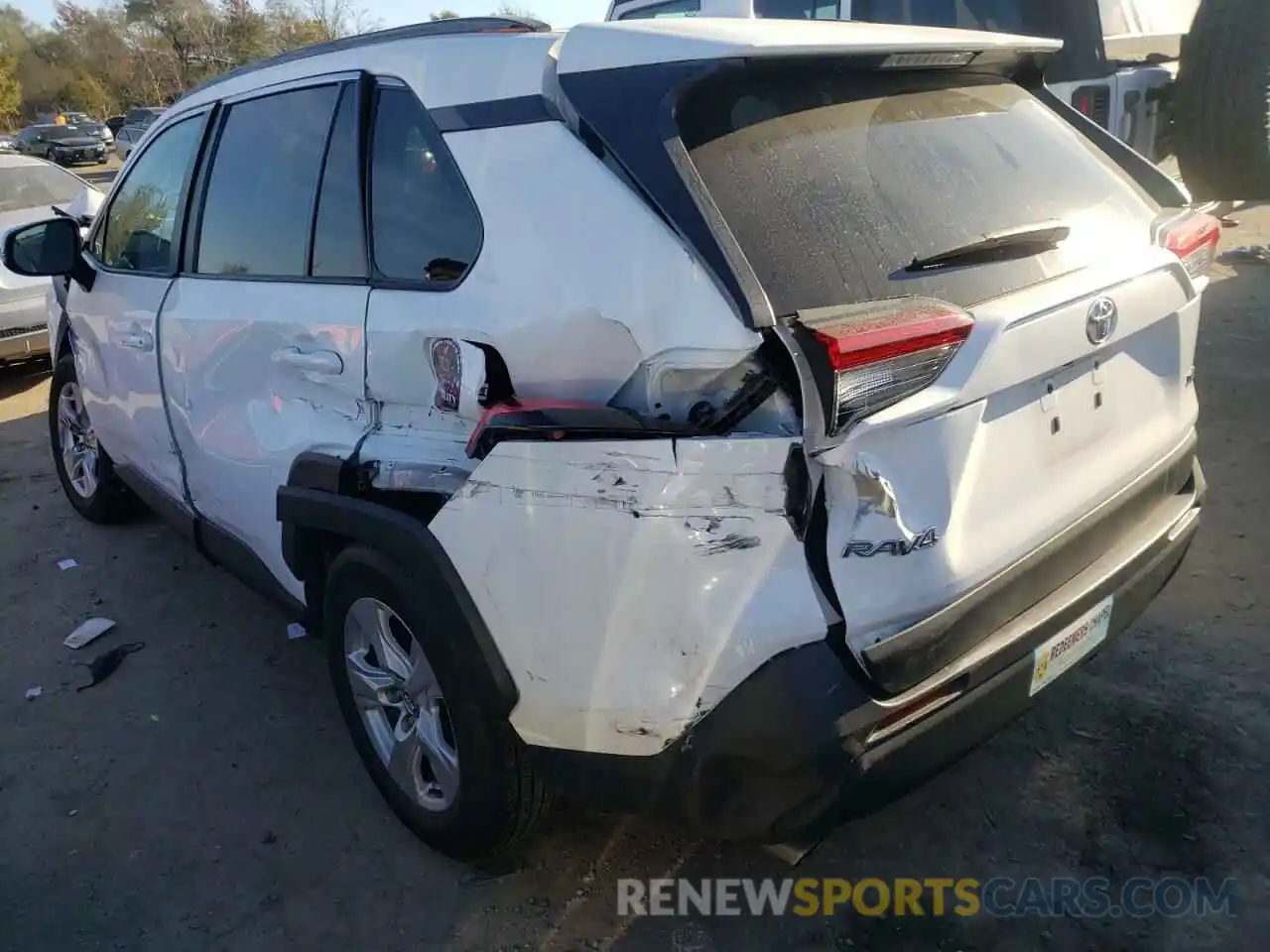 3 Photograph of a damaged car 2T3W1RFV4LC054403 TOYOTA RAV4 2020