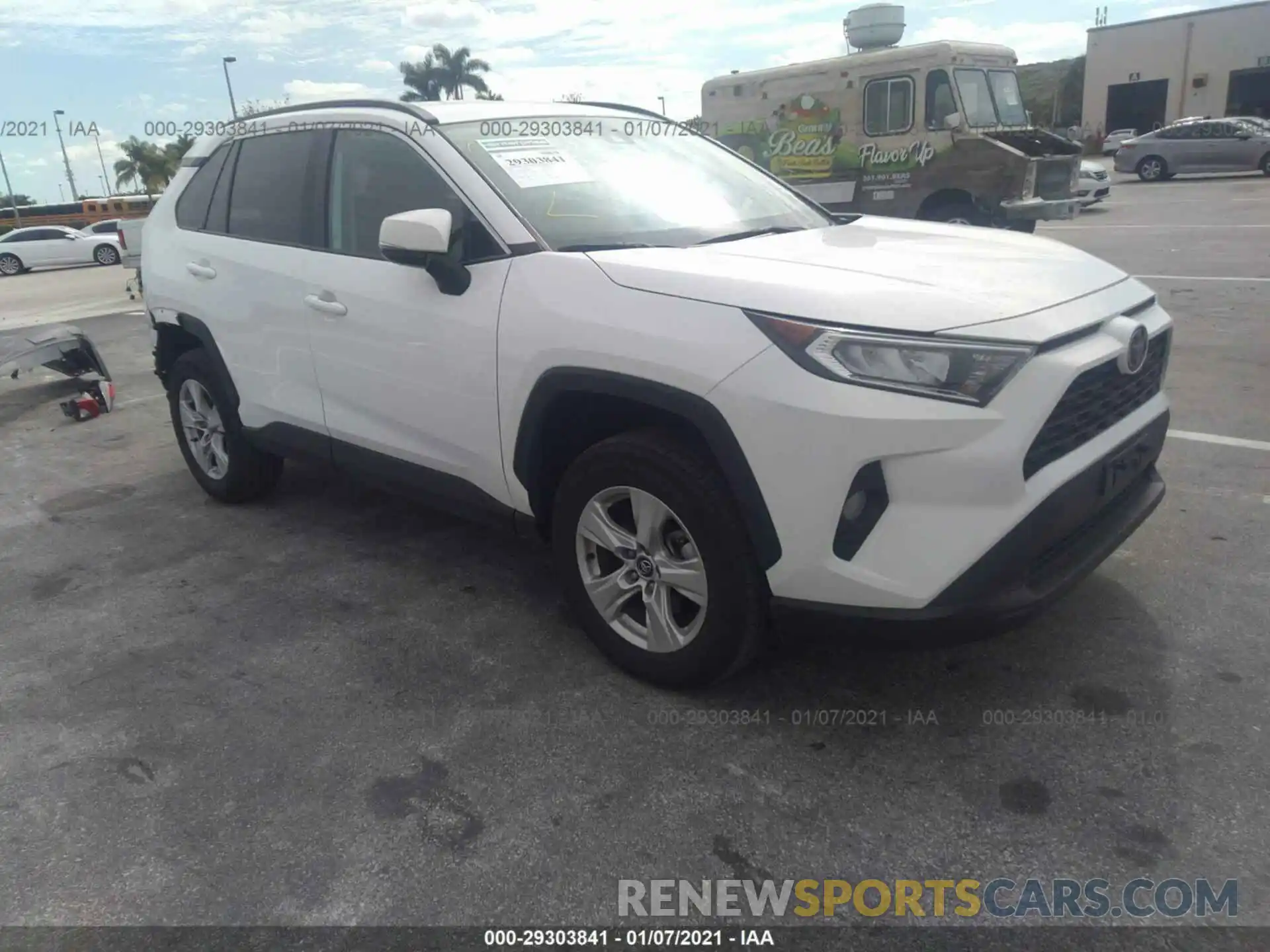 1 Photograph of a damaged car 2T3W1RFV4LC058614 TOYOTA RAV4 2020