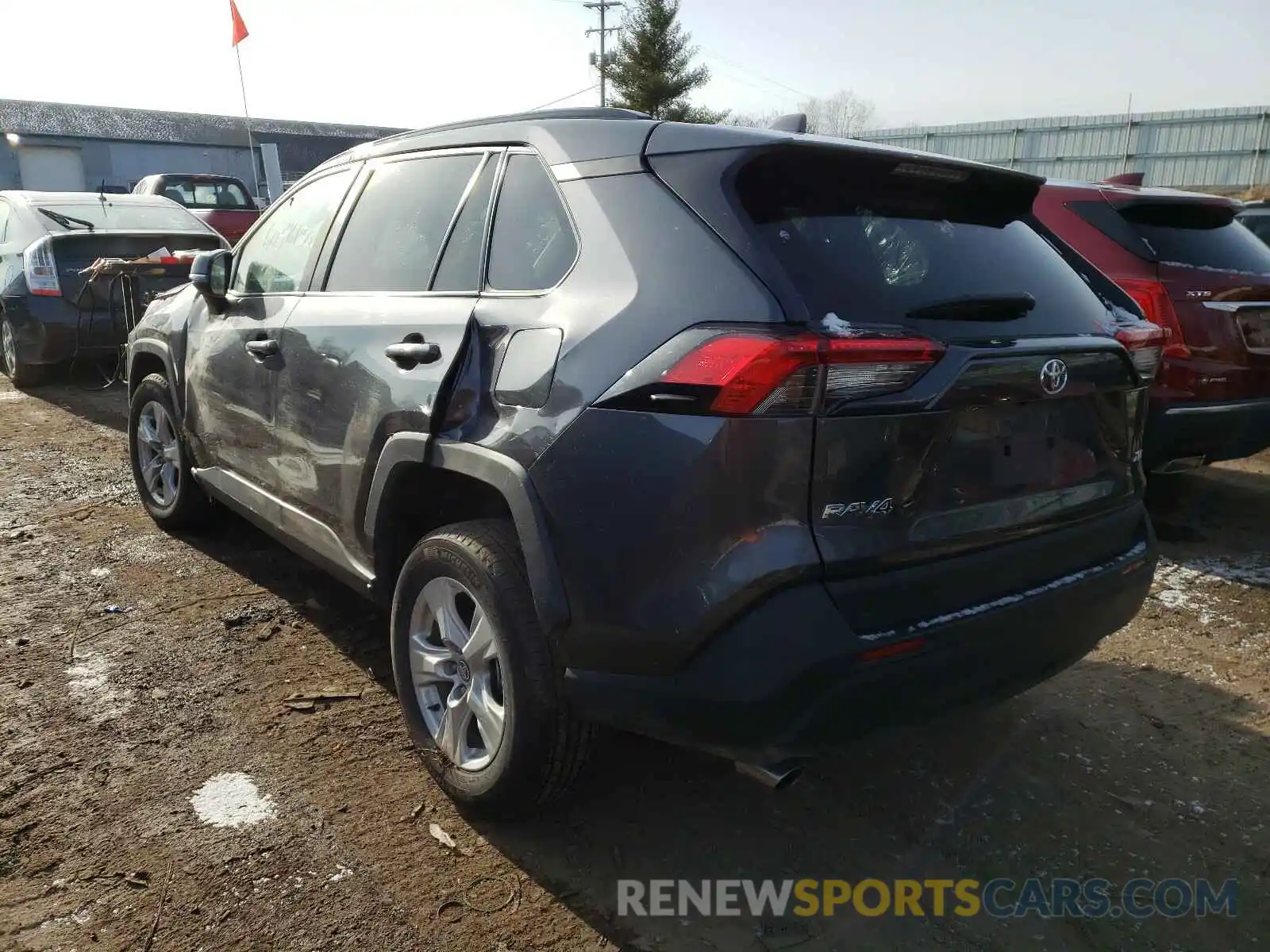 3 Photograph of a damaged car 2T3W1RFV4LC058788 TOYOTA RAV4 2020