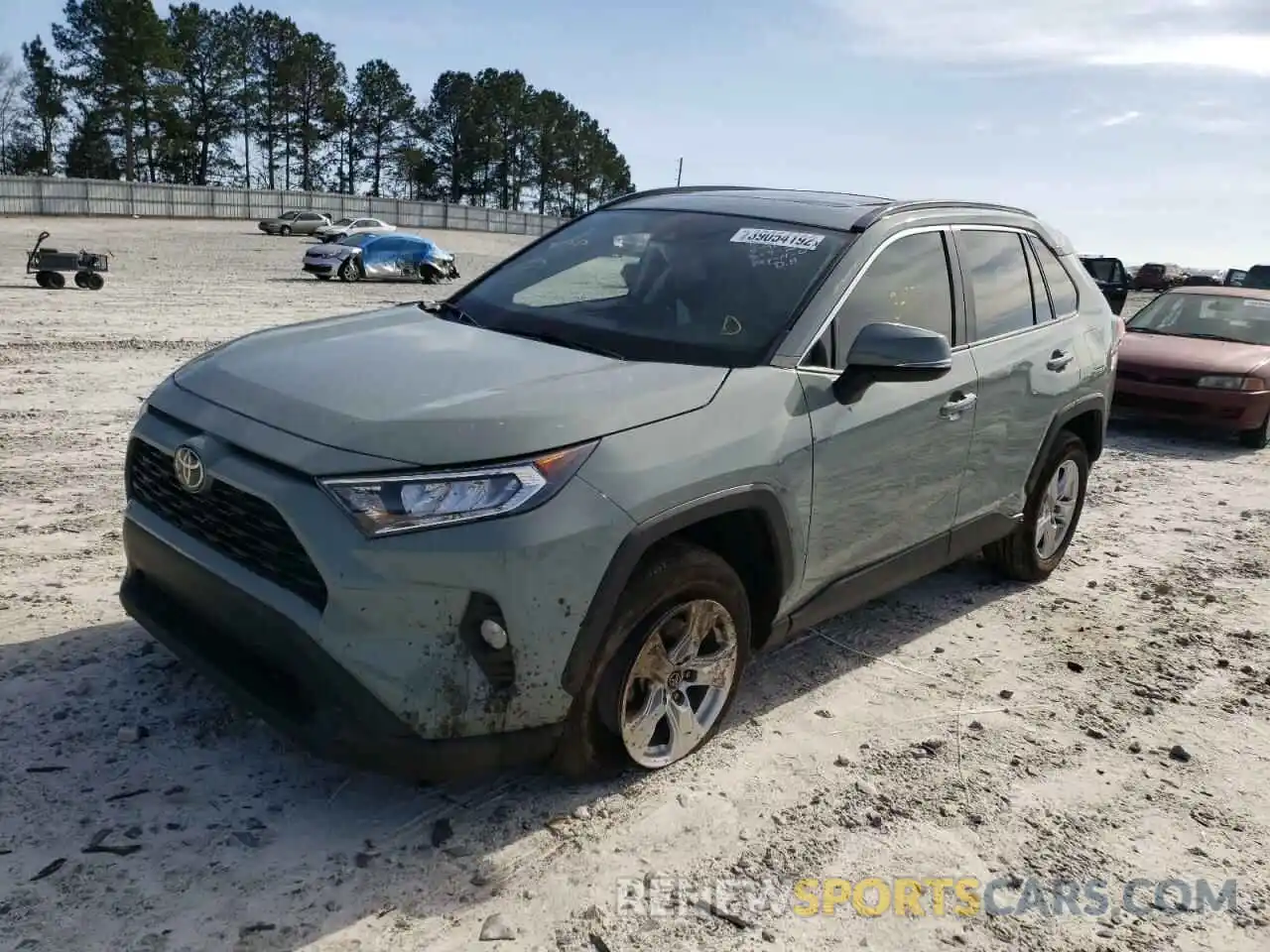 2 Фотография поврежденного автомобиля 2T3W1RFV4LC059021 TOYOTA RAV4 2020