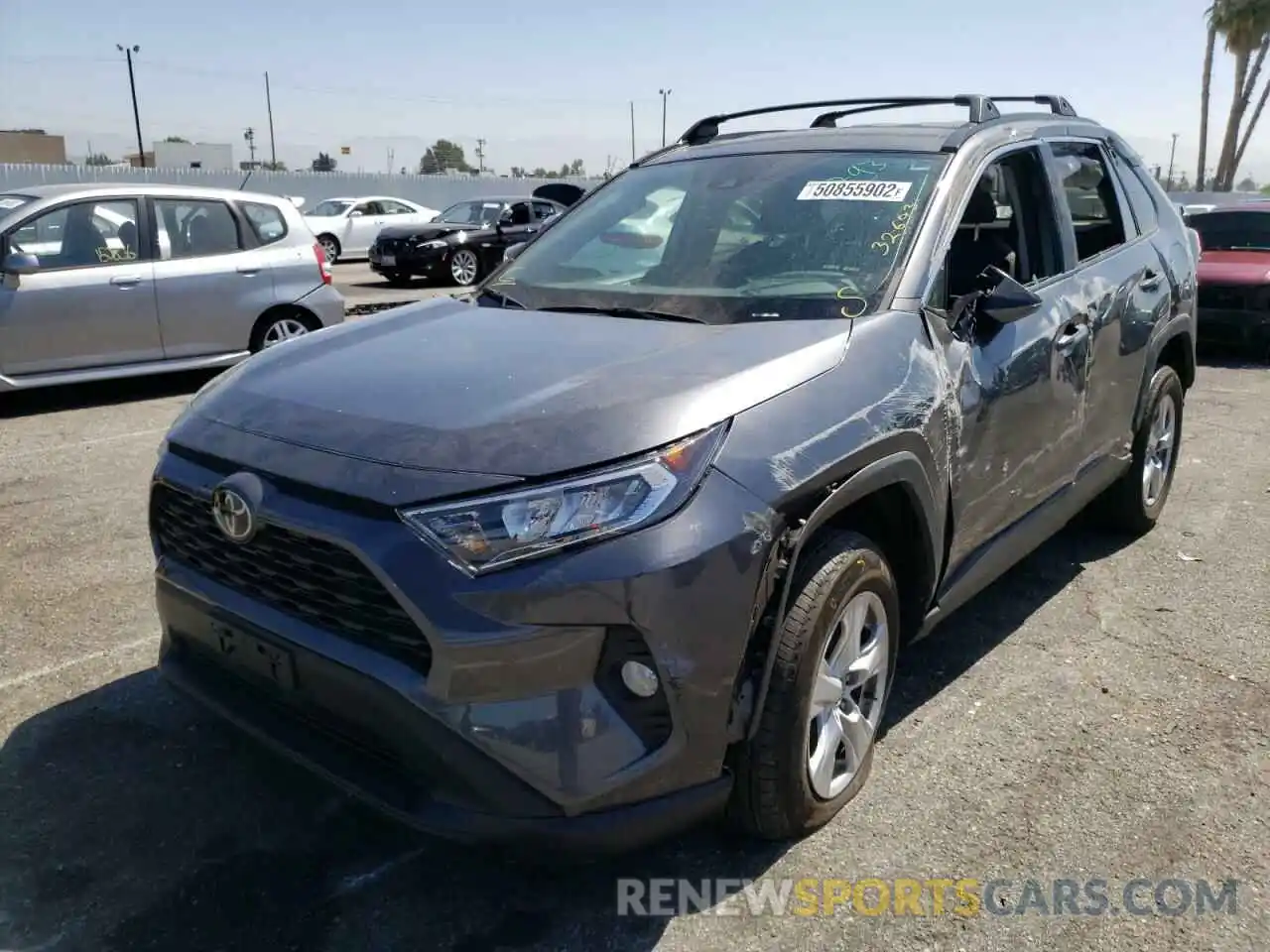 2 Photograph of a damaged car 2T3W1RFV4LC066793 TOYOTA RAV4 2020