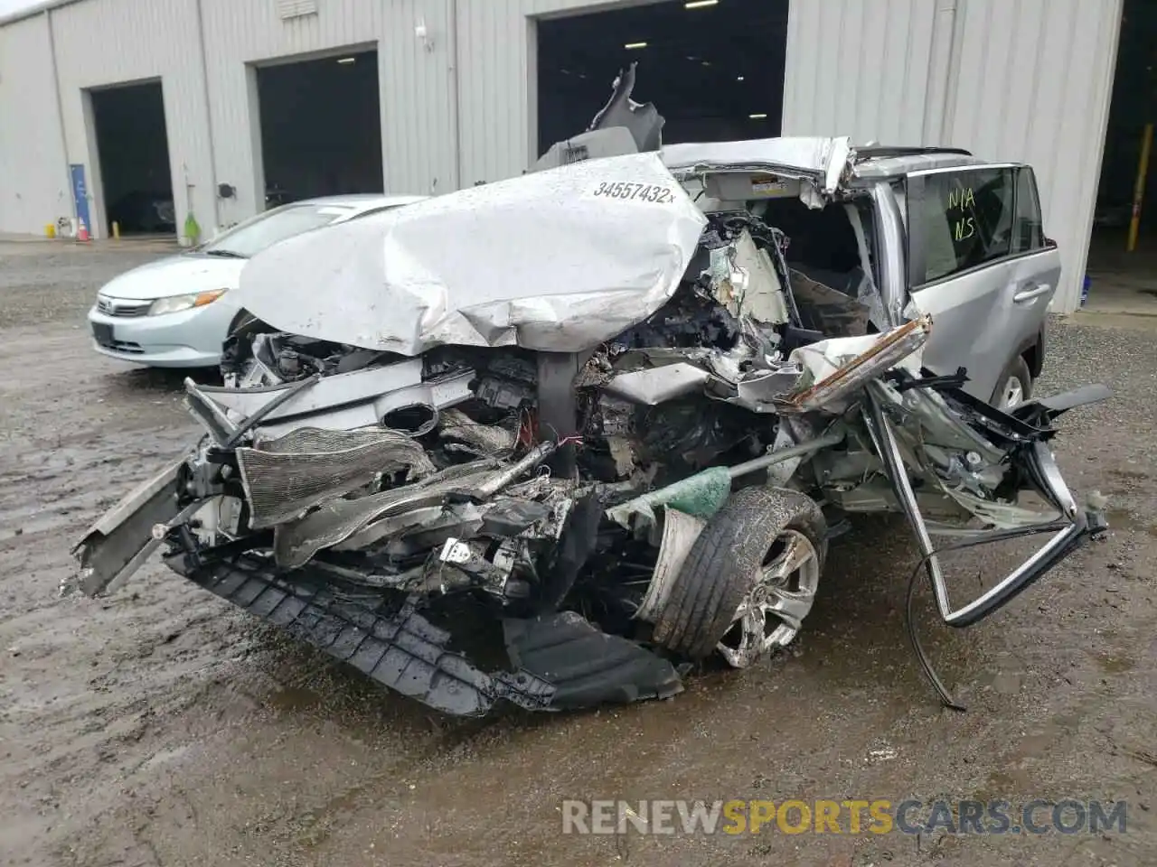 2 Photograph of a damaged car 2T3W1RFV4LC067247 TOYOTA RAV4 2020