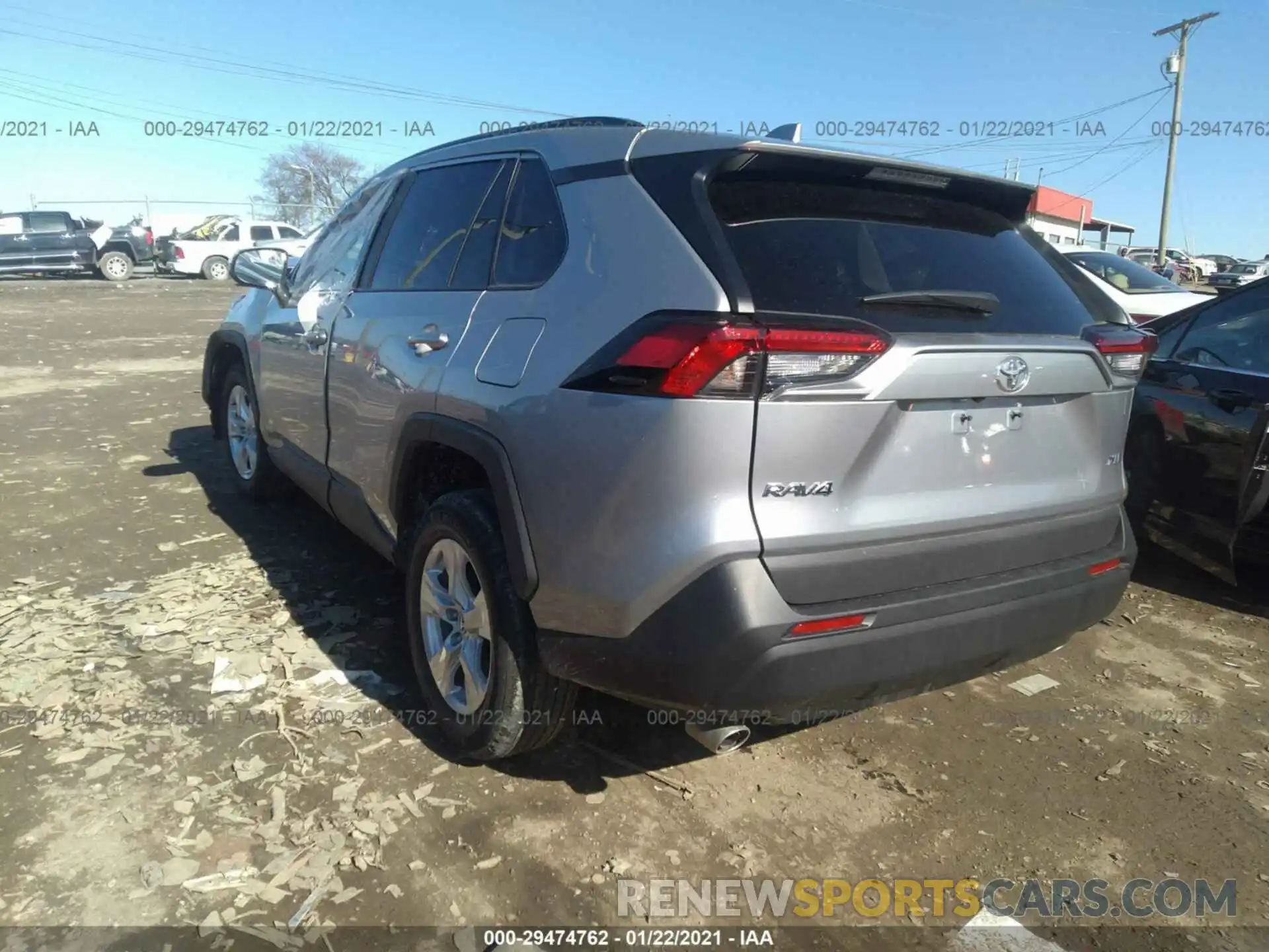 3 Photograph of a damaged car 2T3W1RFV4LC077678 TOYOTA RAV4 2020