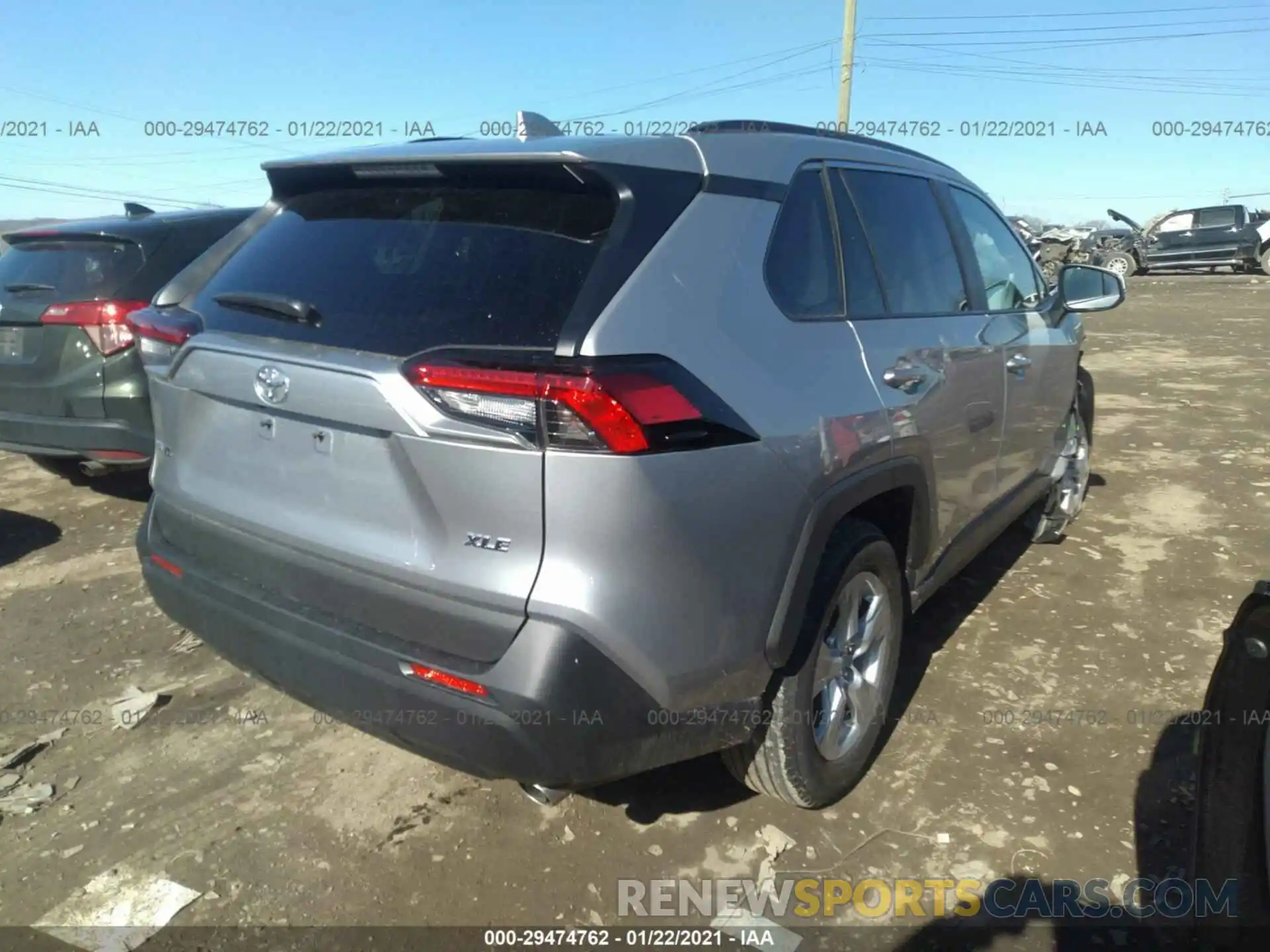 4 Photograph of a damaged car 2T3W1RFV4LC077678 TOYOTA RAV4 2020