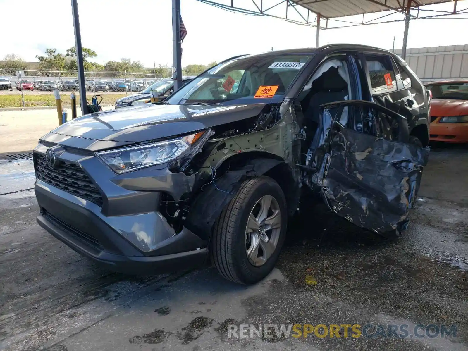 2 Photograph of a damaged car 2T3W1RFV4LC078278 TOYOTA RAV4 2020