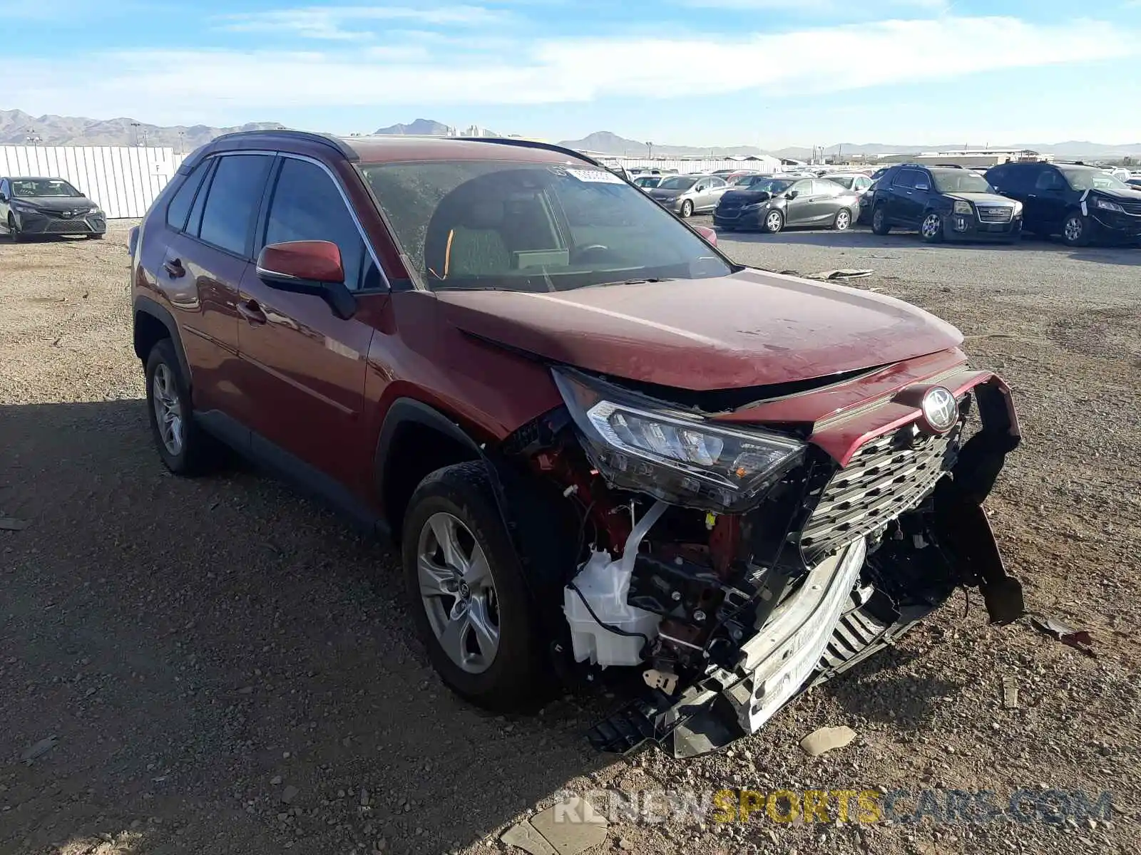 1 Фотография поврежденного автомобиля 2T3W1RFV4LW062743 TOYOTA RAV4 2020