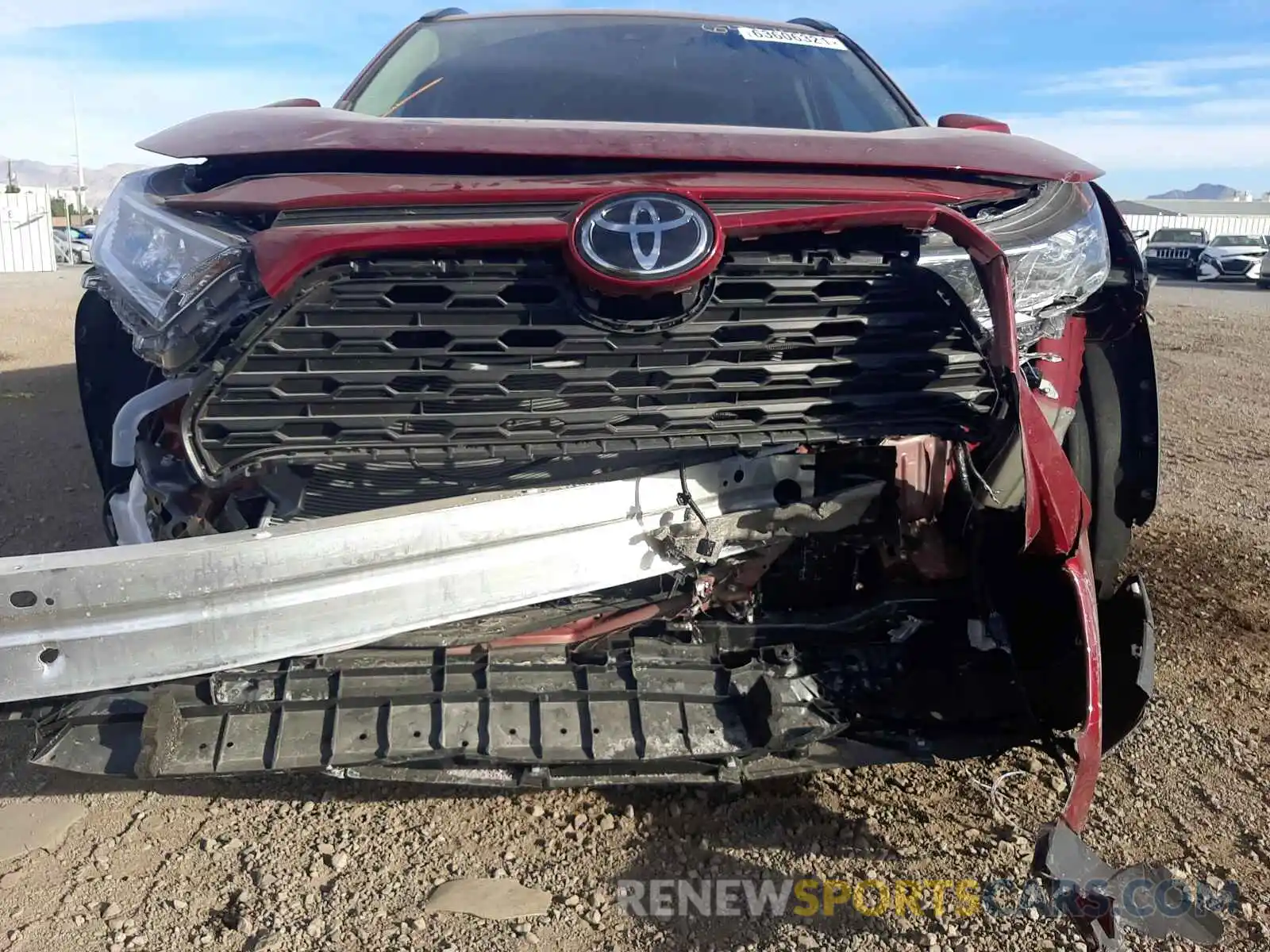 9 Photograph of a damaged car 2T3W1RFV4LW062743 TOYOTA RAV4 2020