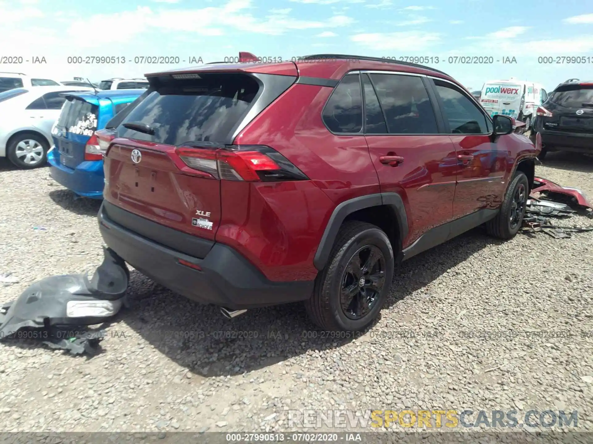 4 Фотография поврежденного автомобиля 2T3W1RFV4LW066694 TOYOTA RAV4 2020