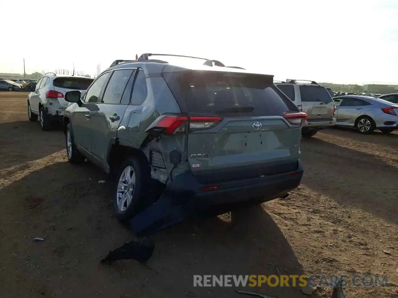 3 Photograph of a damaged car 2T3W1RFV4LW075511 TOYOTA RAV4 2020