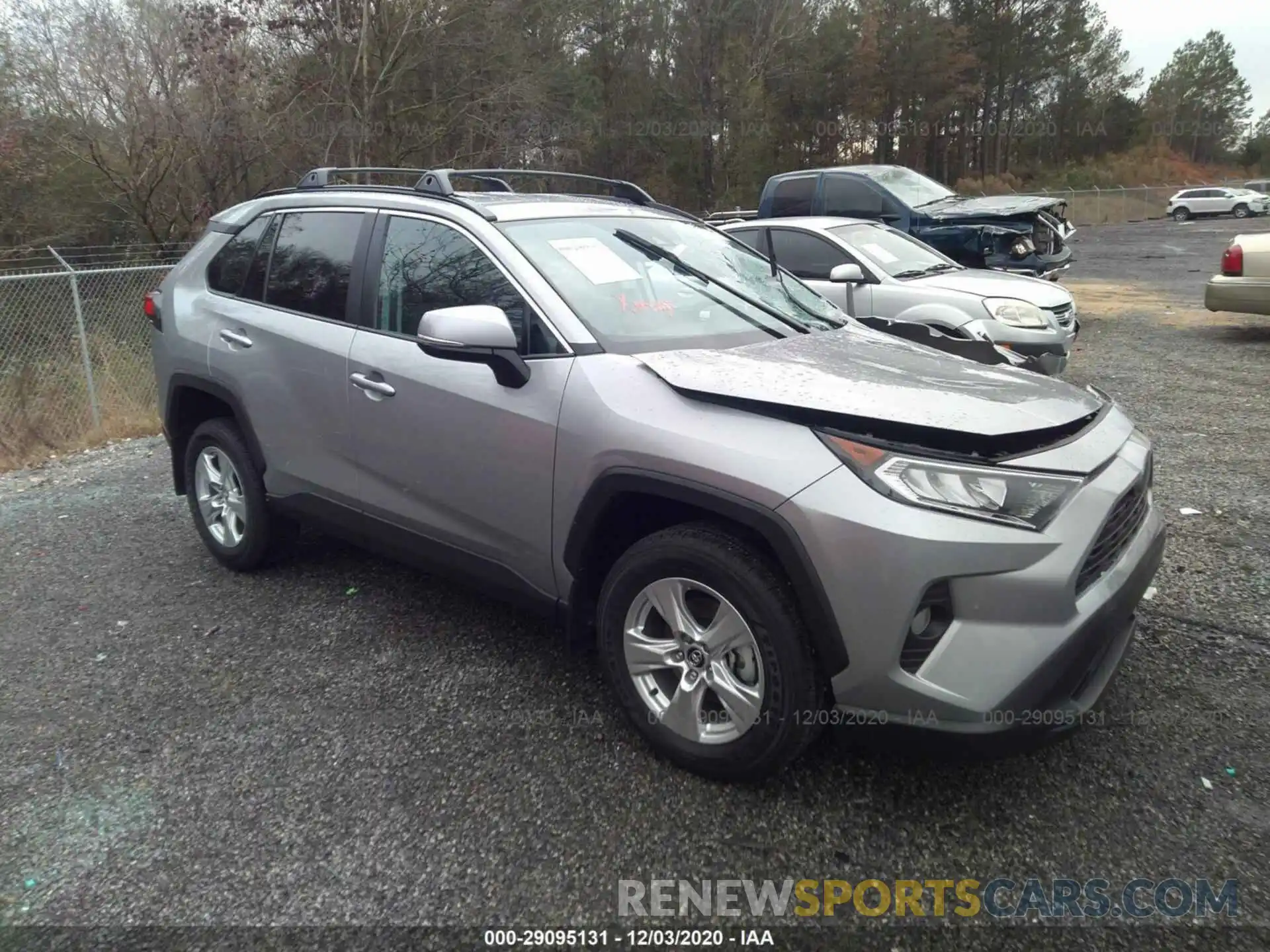 1 Photograph of a damaged car 2T3W1RFV4LW078974 TOYOTA RAV4 2020