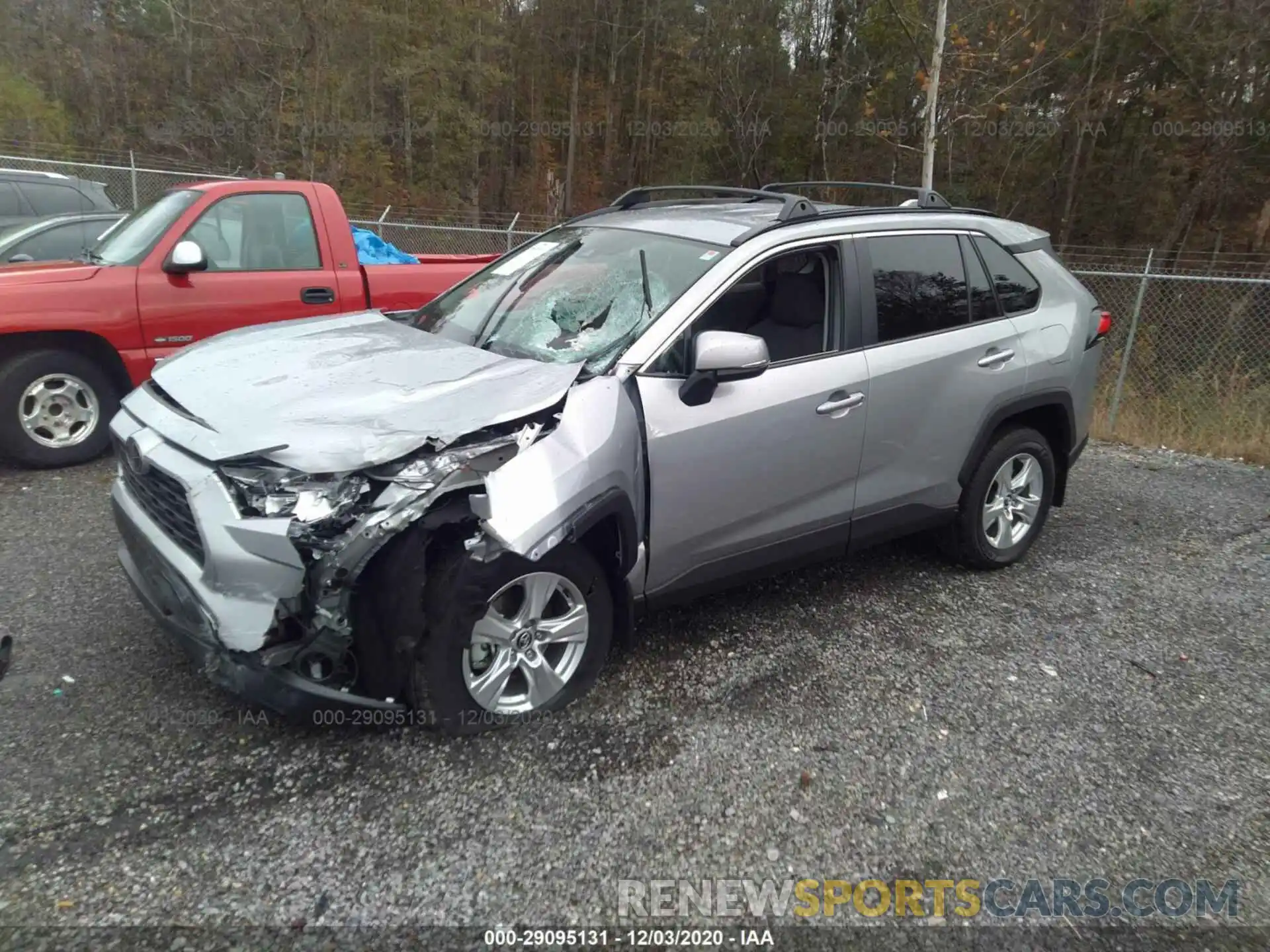 2 Photograph of a damaged car 2T3W1RFV4LW078974 TOYOTA RAV4 2020