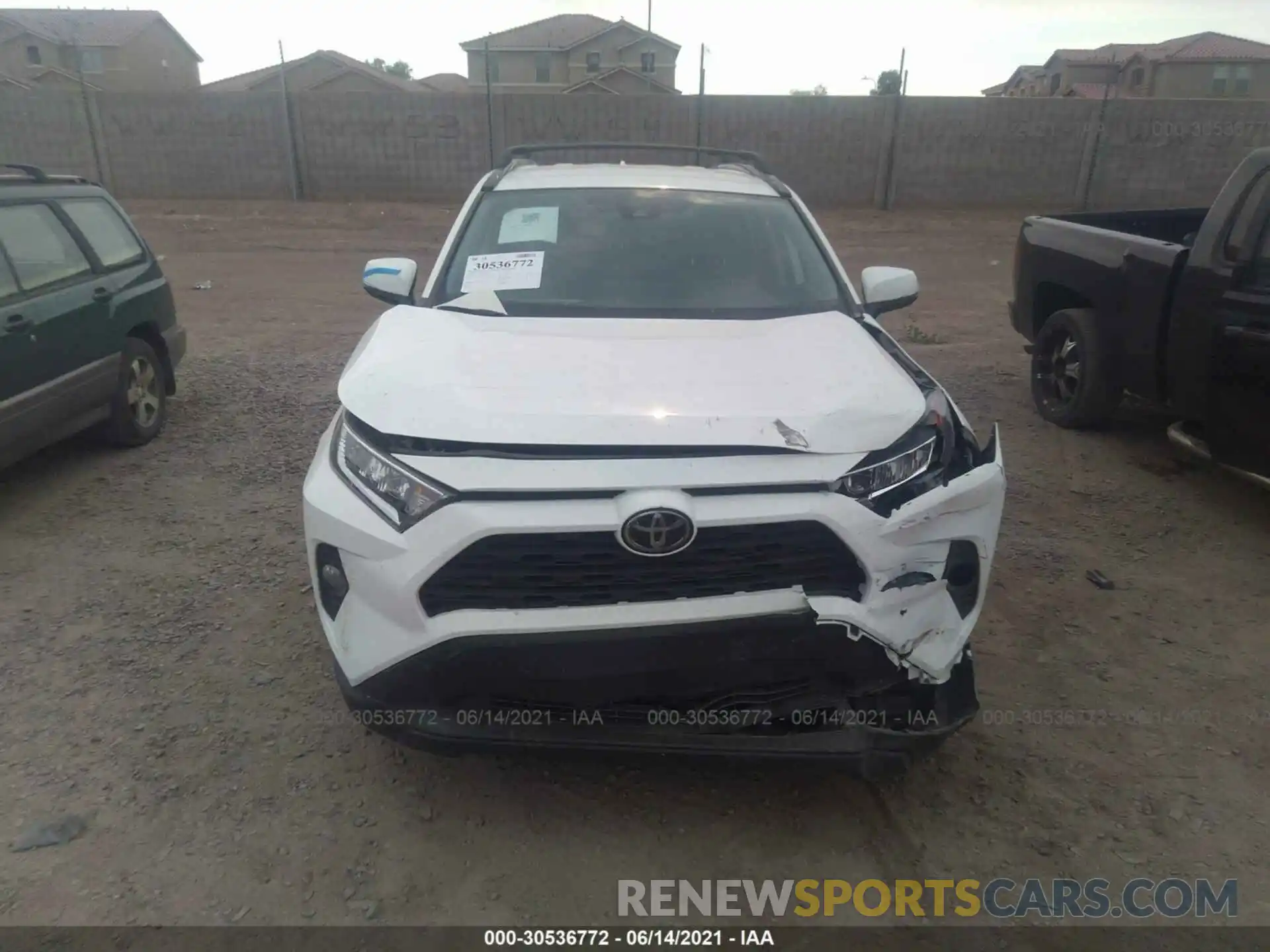 6 Photograph of a damaged car 2T3W1RFV4LW089988 TOYOTA RAV4 2020