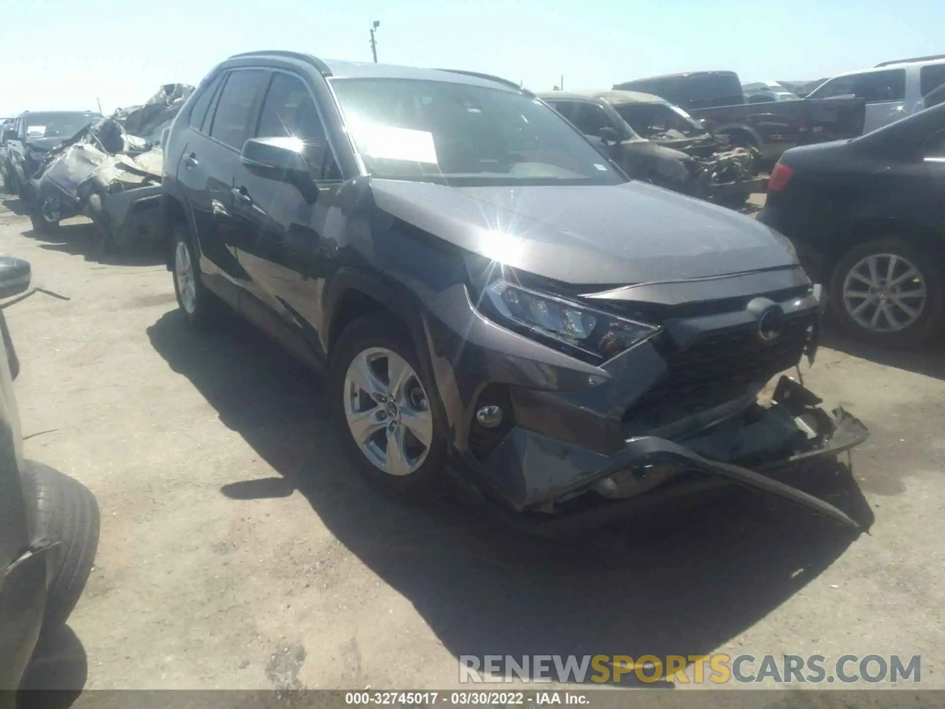 1 Photograph of a damaged car 2T3W1RFV4LW099632 TOYOTA RAV4 2020