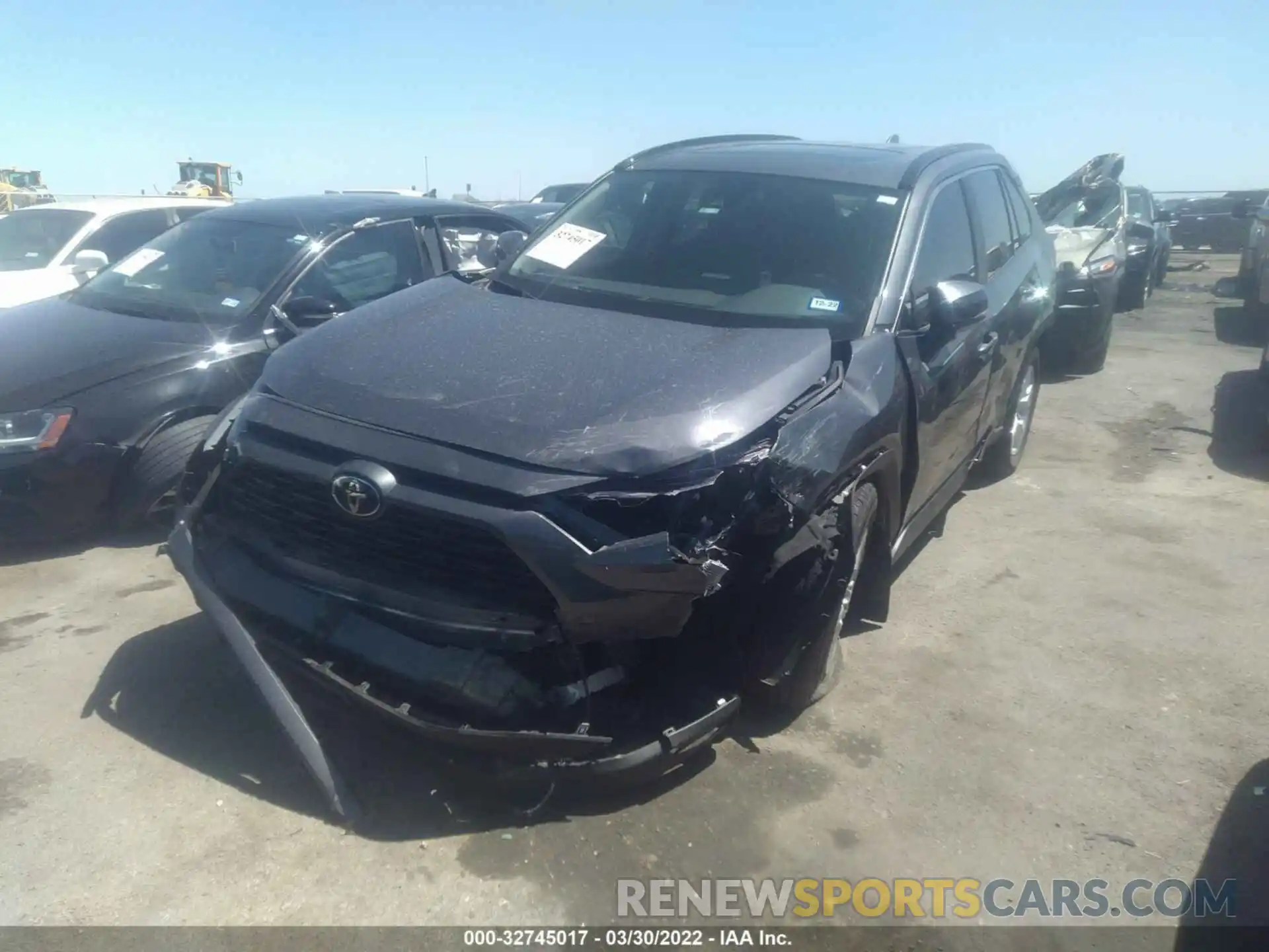 2 Photograph of a damaged car 2T3W1RFV4LW099632 TOYOTA RAV4 2020