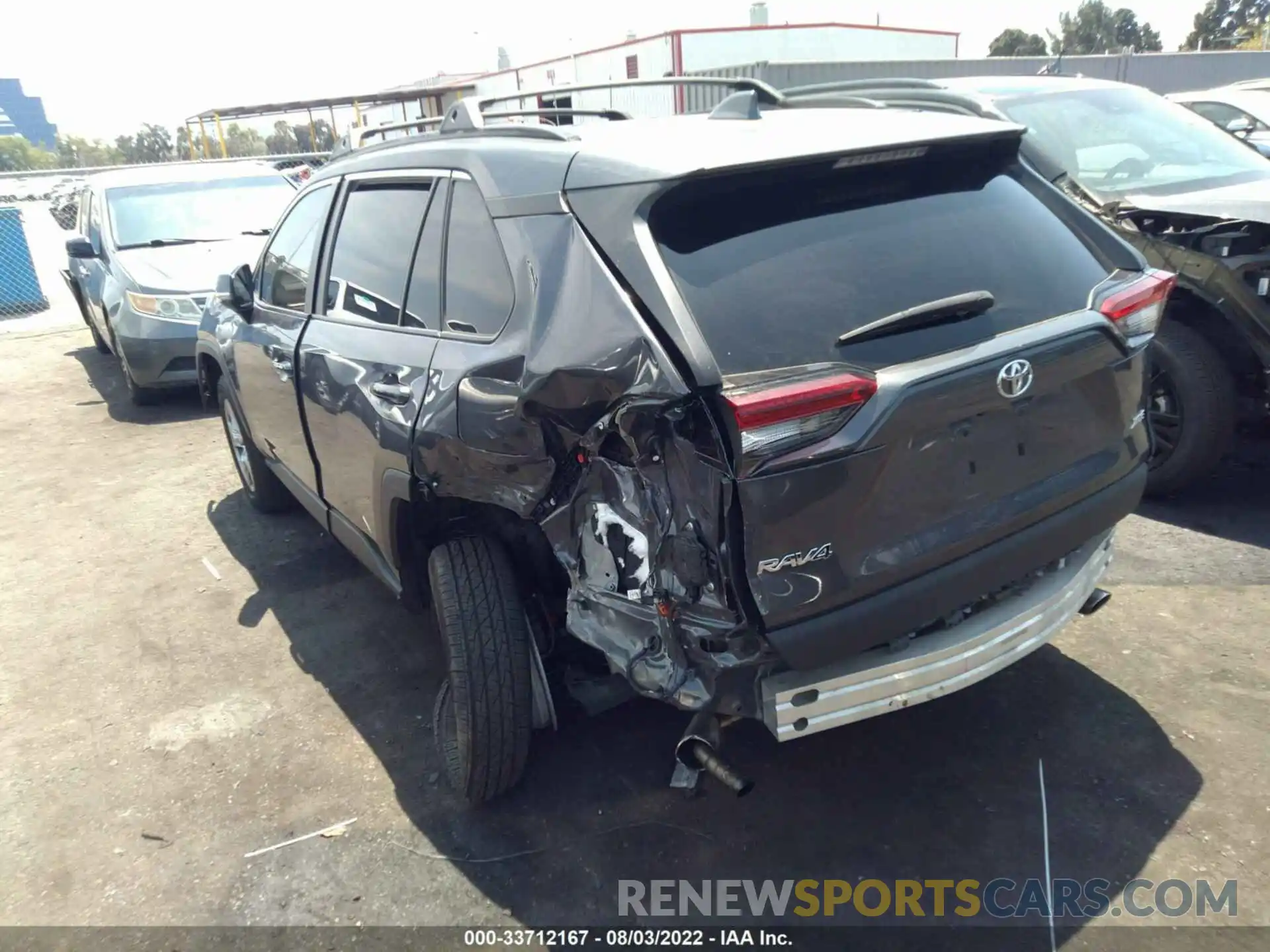 3 Photograph of a damaged car 2T3W1RFV4LW100150 TOYOTA RAV4 2020