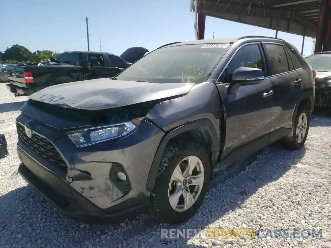 2 Photograph of a damaged car 2T3W1RFV5LC033978 TOYOTA RAV4 2020