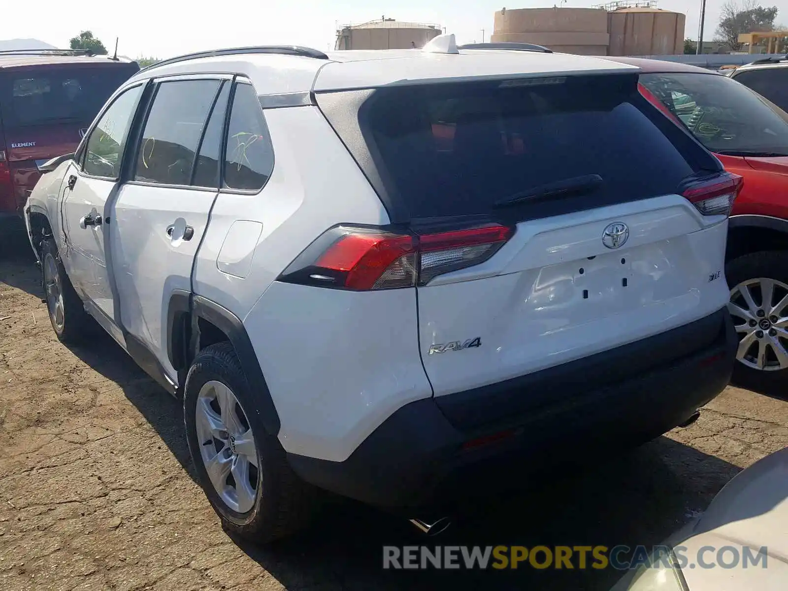 3 Photograph of a damaged car 2T3W1RFV5LC036248 TOYOTA RAV4 2020