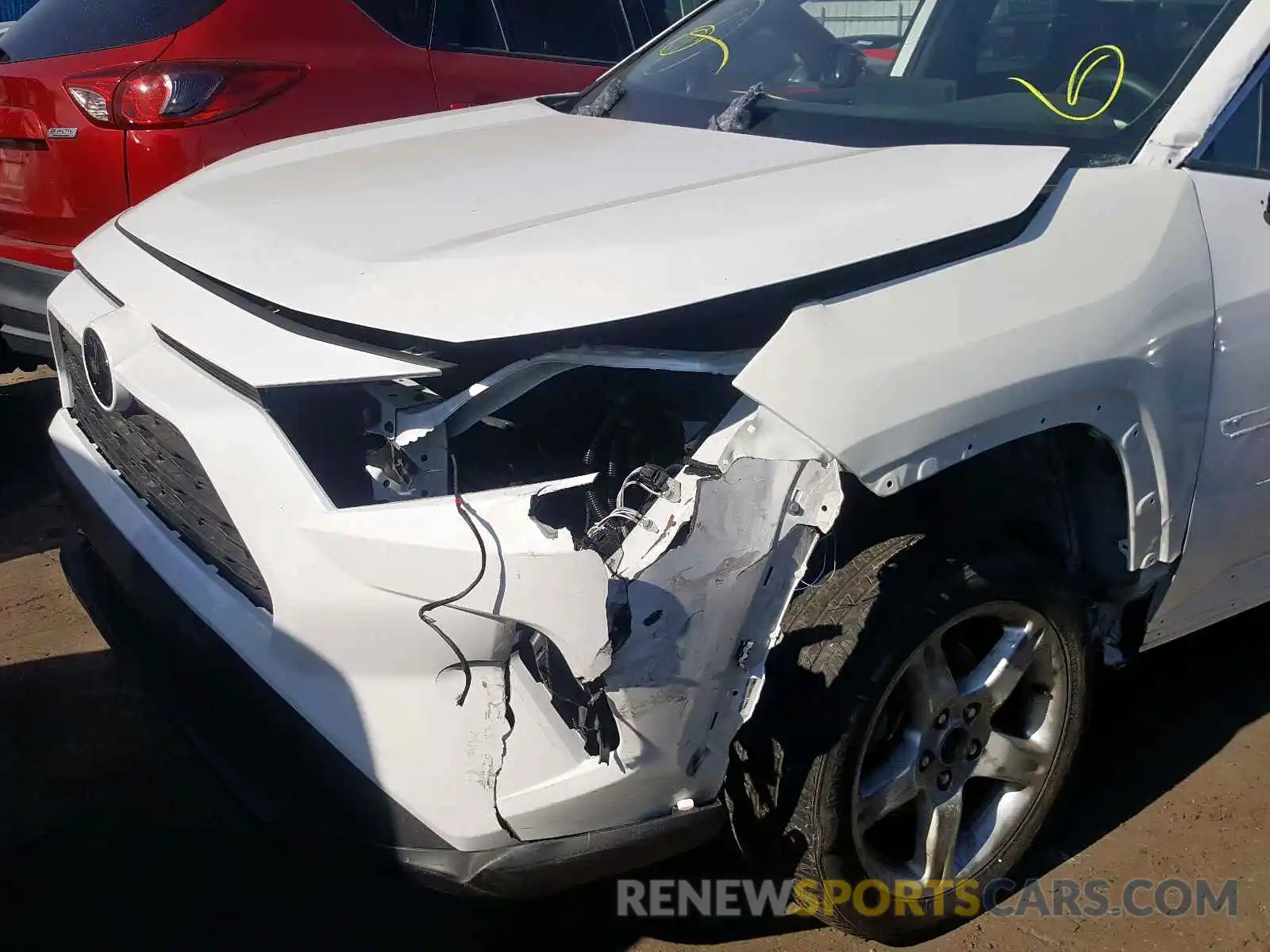 9 Photograph of a damaged car 2T3W1RFV5LC036248 TOYOTA RAV4 2020