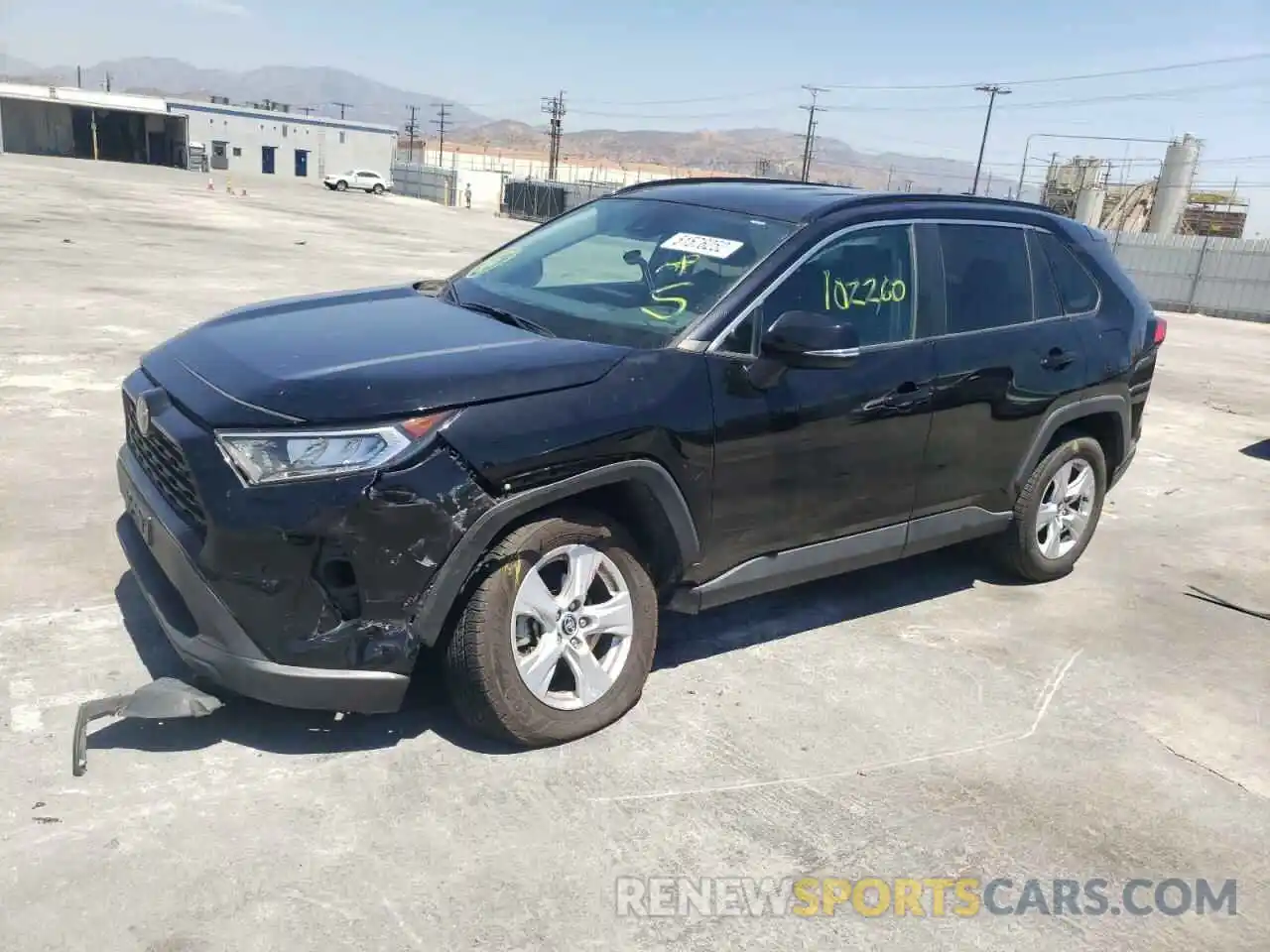 2 Photograph of a damaged car 2T3W1RFV5LC036802 TOYOTA RAV4 2020