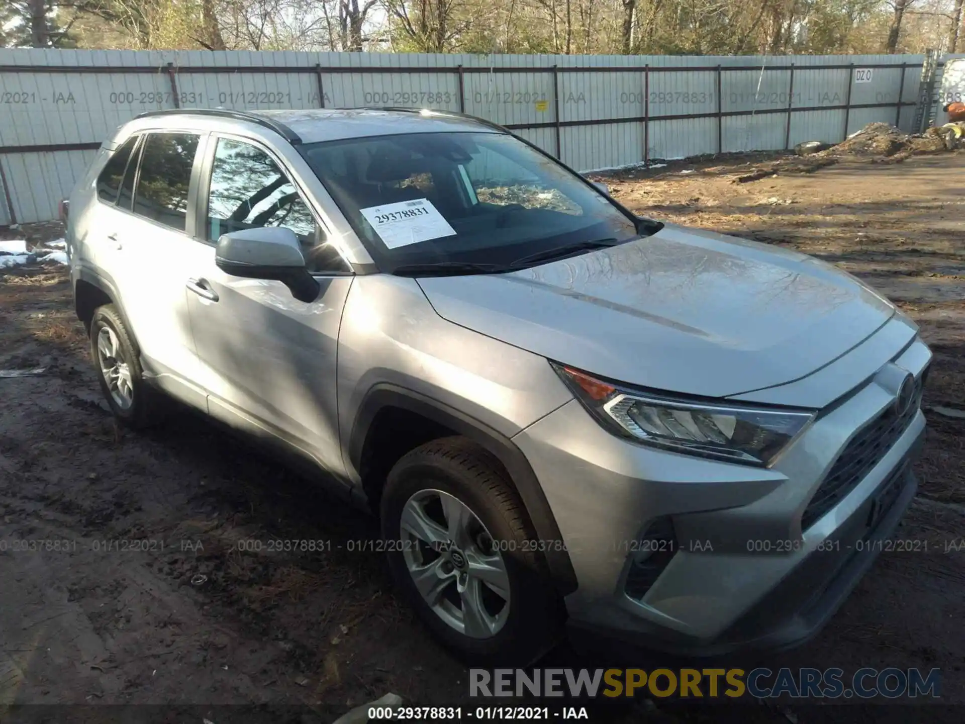 1 Photograph of a damaged car 2T3W1RFV5LC045046 TOYOTA RAV4 2020