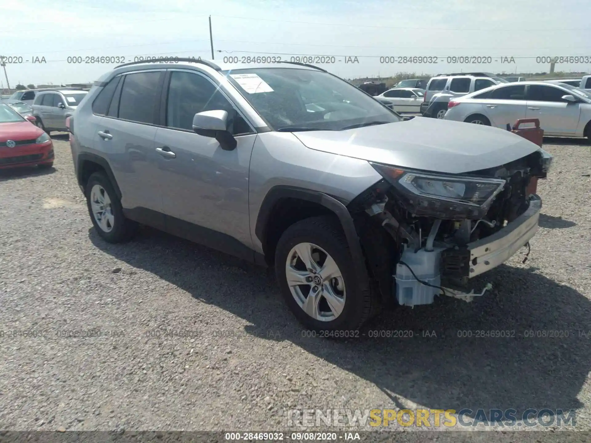 1 Photograph of a damaged car 2T3W1RFV5LC045807 TOYOTA RAV4 2020