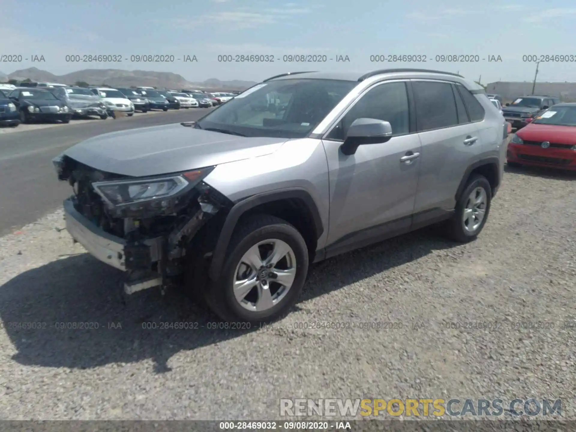 2 Photograph of a damaged car 2T3W1RFV5LC045807 TOYOTA RAV4 2020