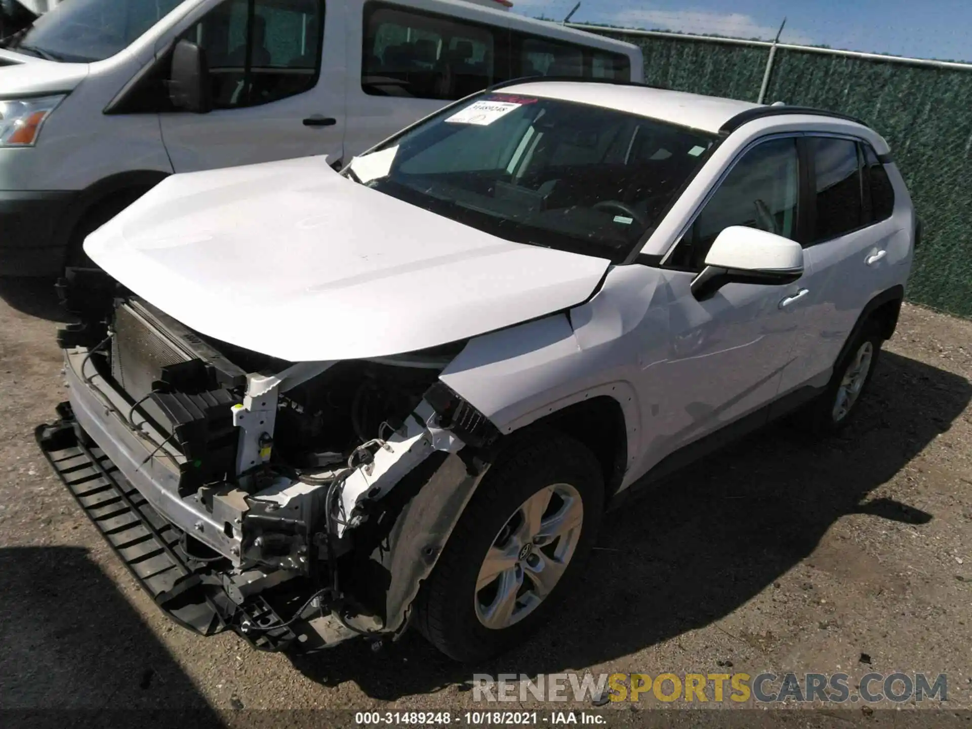 2 Photograph of a damaged car 2T3W1RFV5LC046505 TOYOTA RAV4 2020