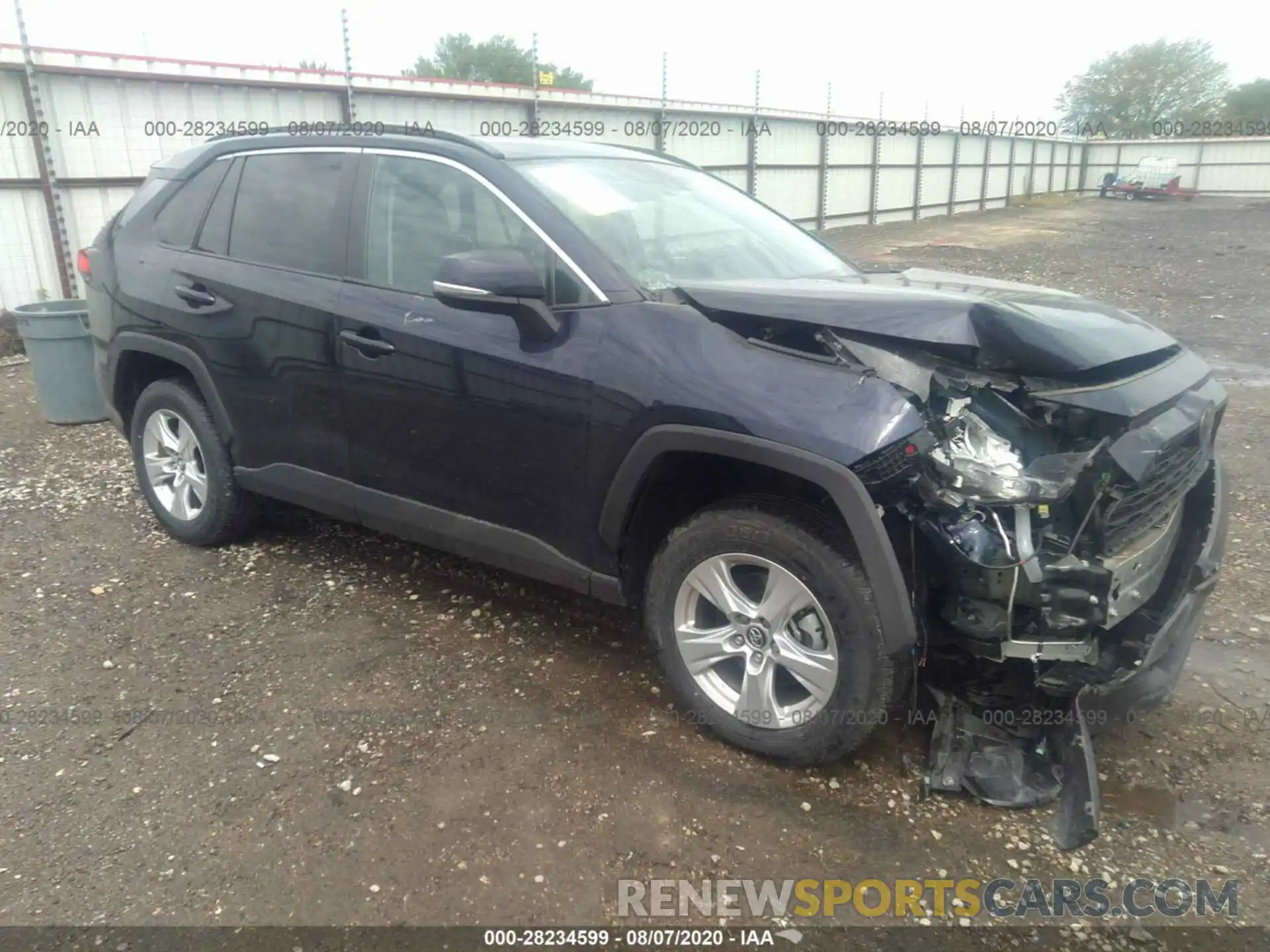 1 Photograph of a damaged car 2T3W1RFV5LC047380 TOYOTA RAV4 2020