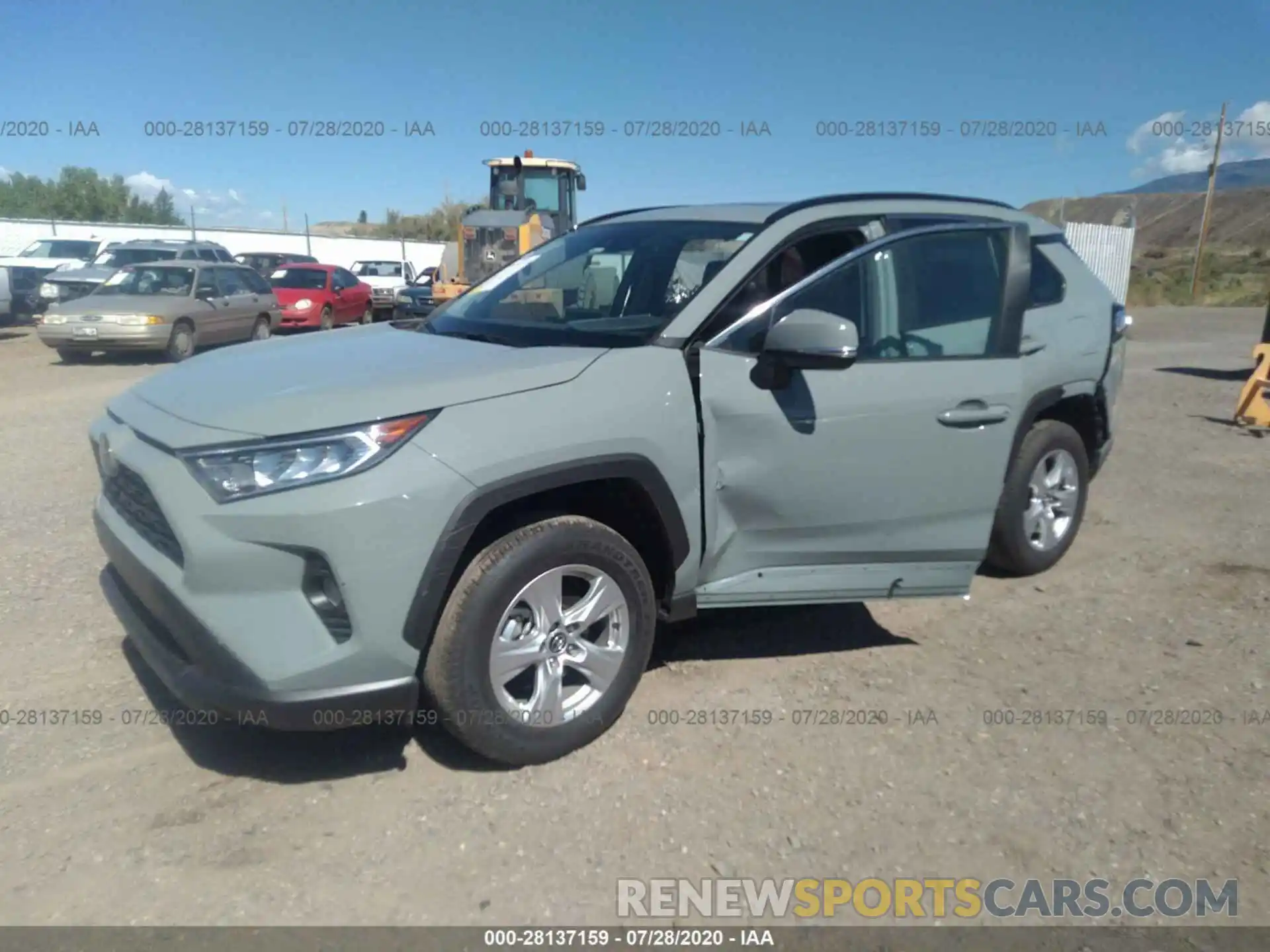 2 Photograph of a damaged car 2T3W1RFV5LC048335 TOYOTA RAV4 2020