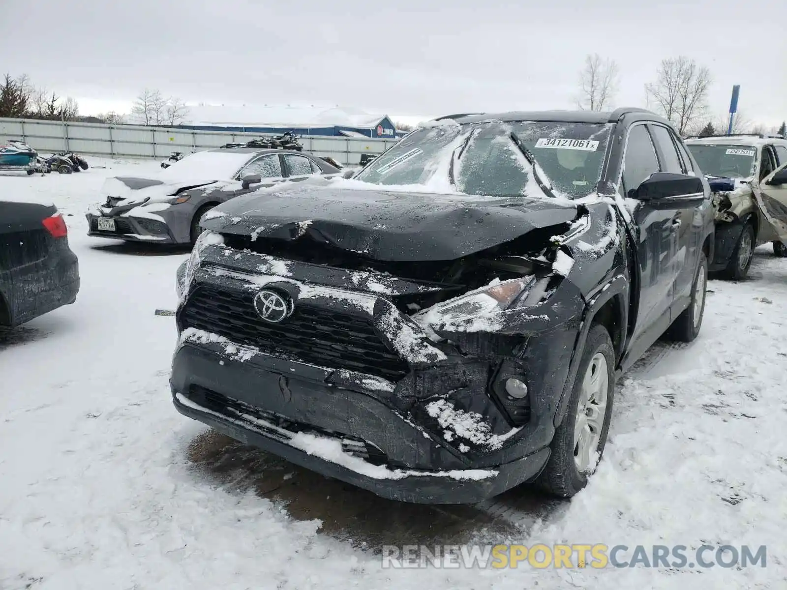 2 Photograph of a damaged car 2T3W1RFV5LC051560 TOYOTA RAV4 2020