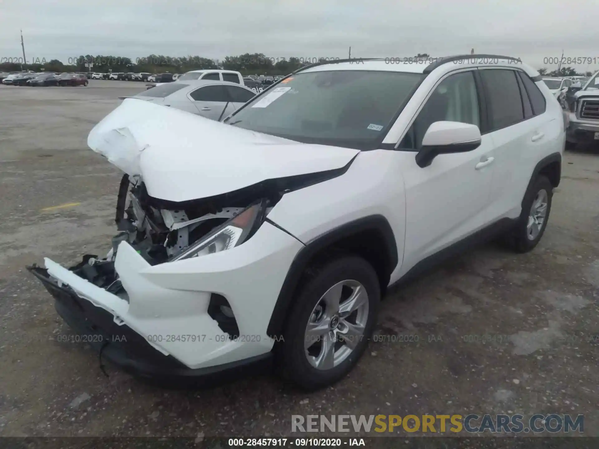 2 Photograph of a damaged car 2T3W1RFV5LC052353 TOYOTA RAV4 2020