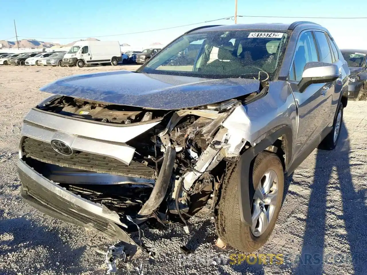 2 Photograph of a damaged car 2T3W1RFV5LC052692 TOYOTA RAV4 2020