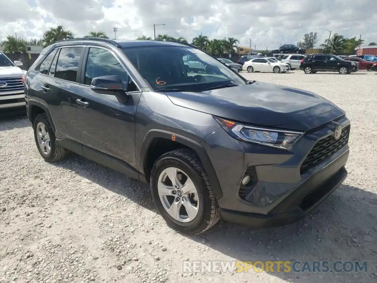 1 Photograph of a damaged car 2T3W1RFV5LC054412 TOYOTA RAV4 2020