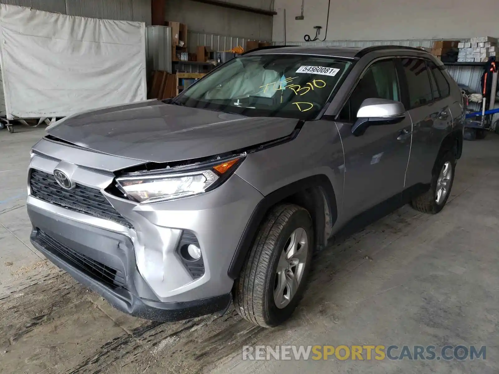 2 Photograph of a damaged car 2T3W1RFV5LC055057 TOYOTA RAV4 2020