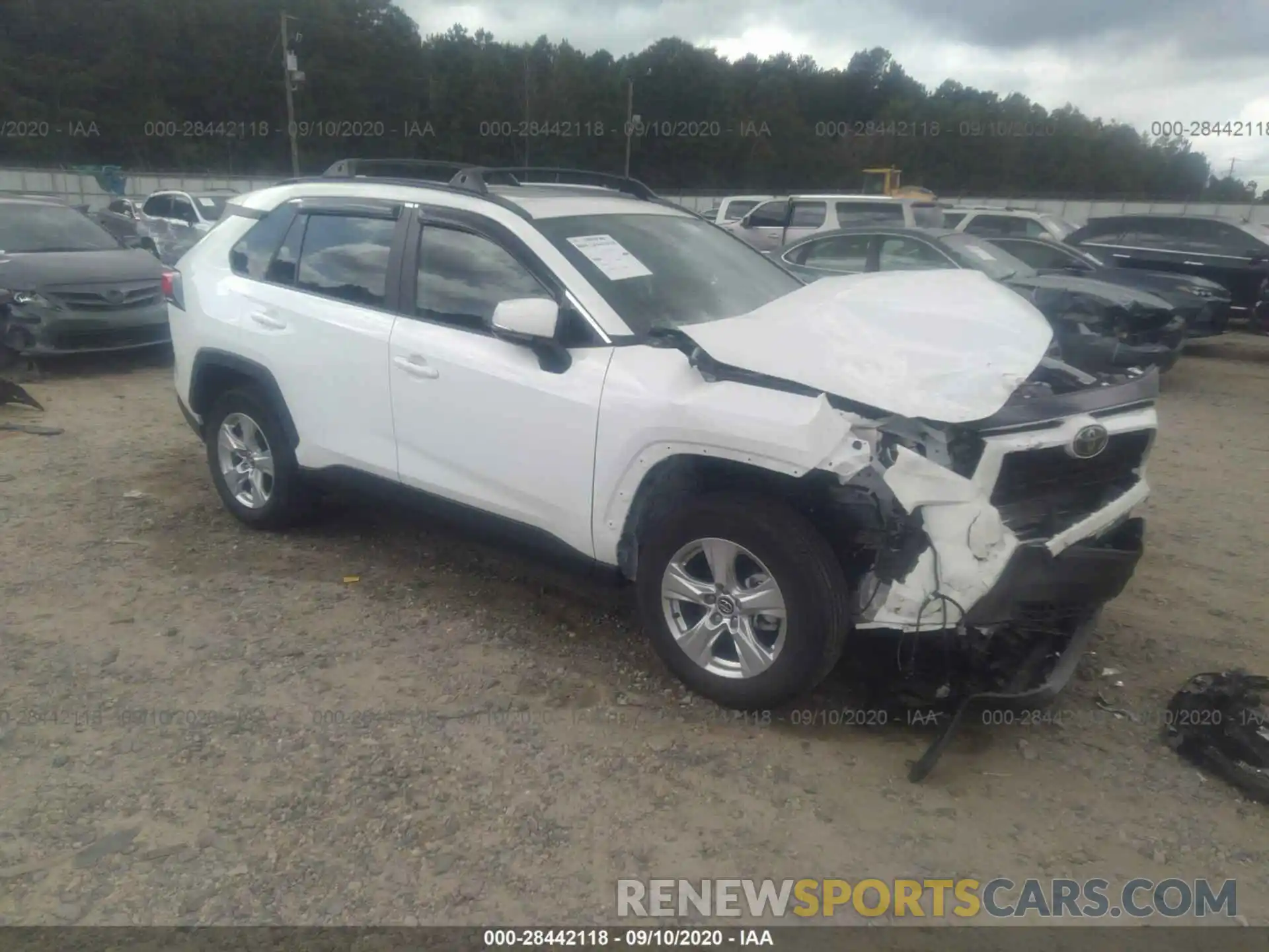 1 Photograph of a damaged car 2T3W1RFV5LC058265 TOYOTA RAV4 2020