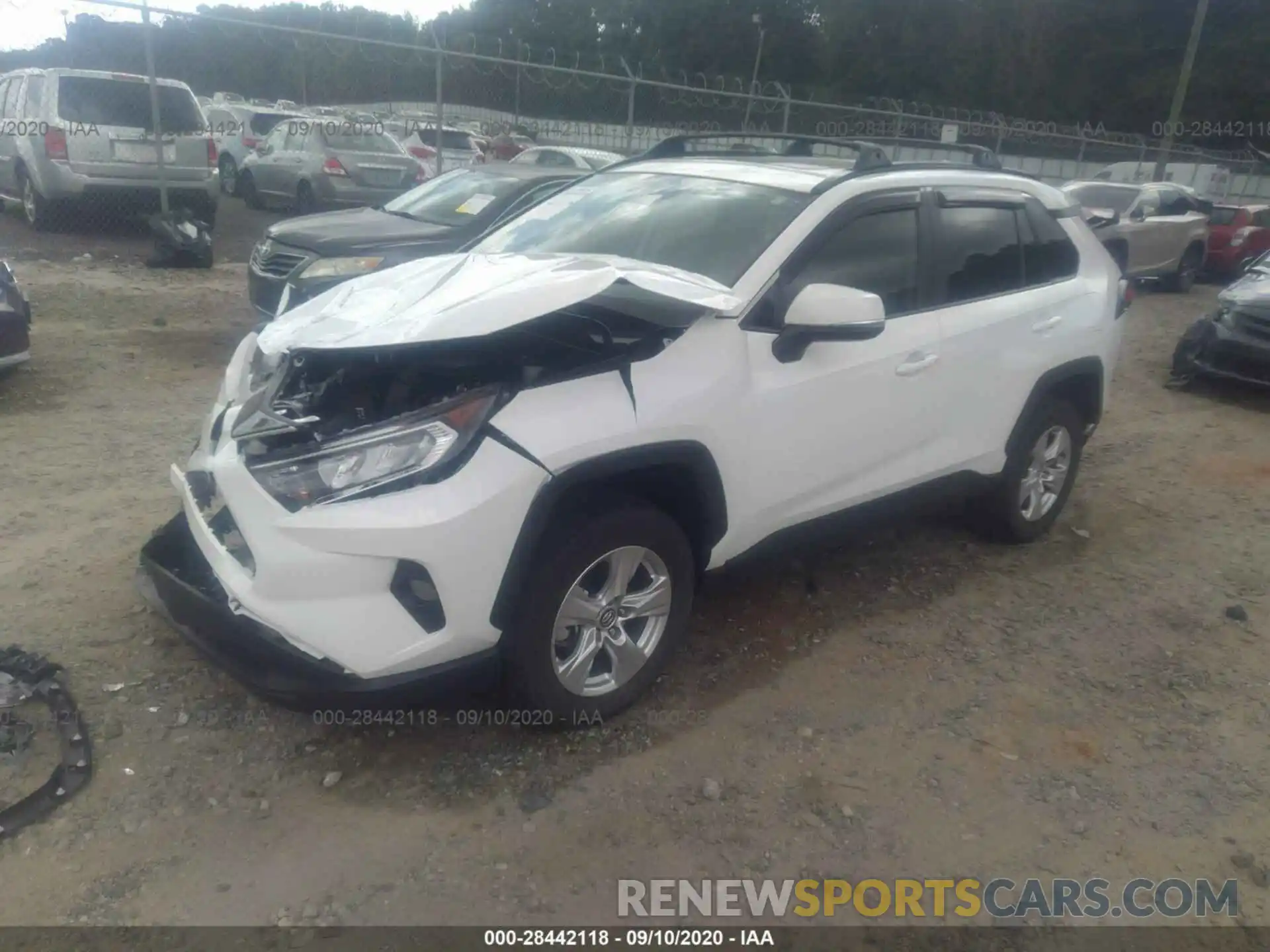 2 Photograph of a damaged car 2T3W1RFV5LC058265 TOYOTA RAV4 2020