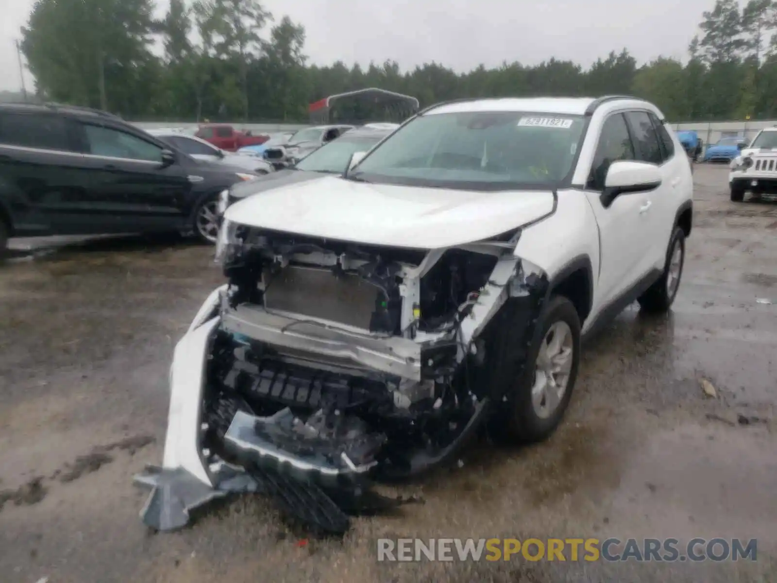 2 Photograph of a damaged car 2T3W1RFV5LC063143 TOYOTA RAV4 2020