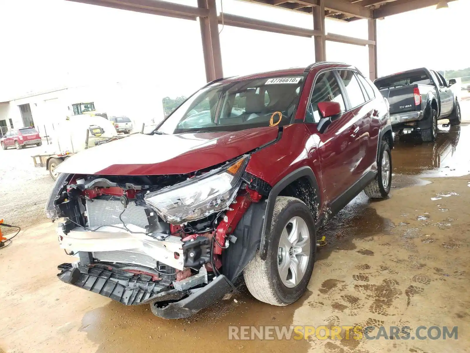 2 Photograph of a damaged car 2T3W1RFV5LC064986 TOYOTA RAV4 2020