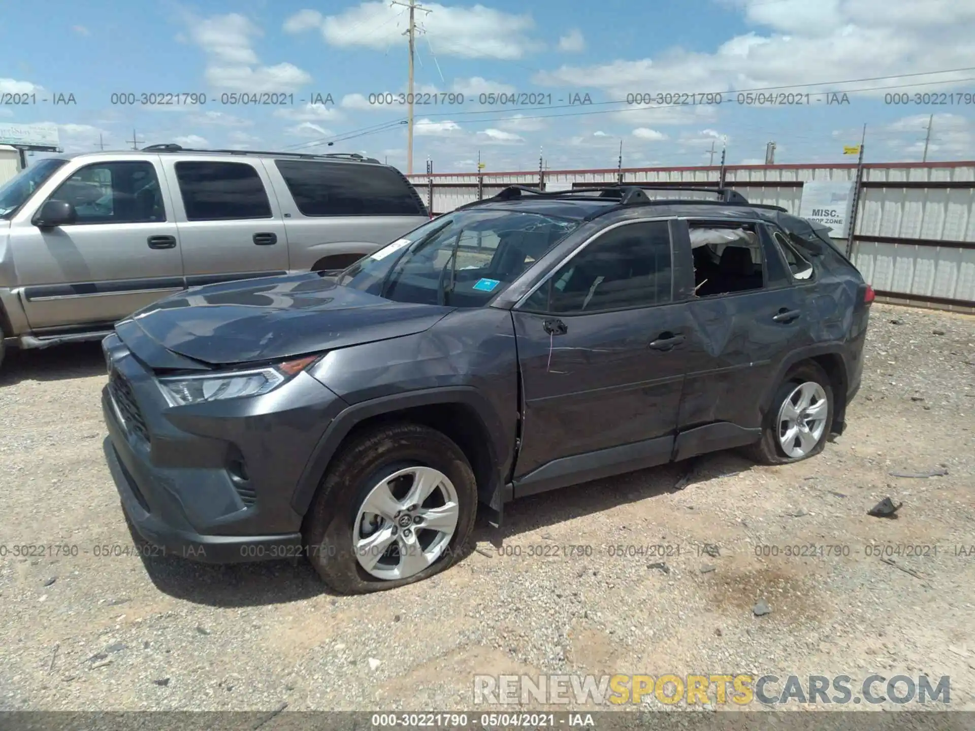 2 Photograph of a damaged car 2T3W1RFV5LC067273 TOYOTA RAV4 2020