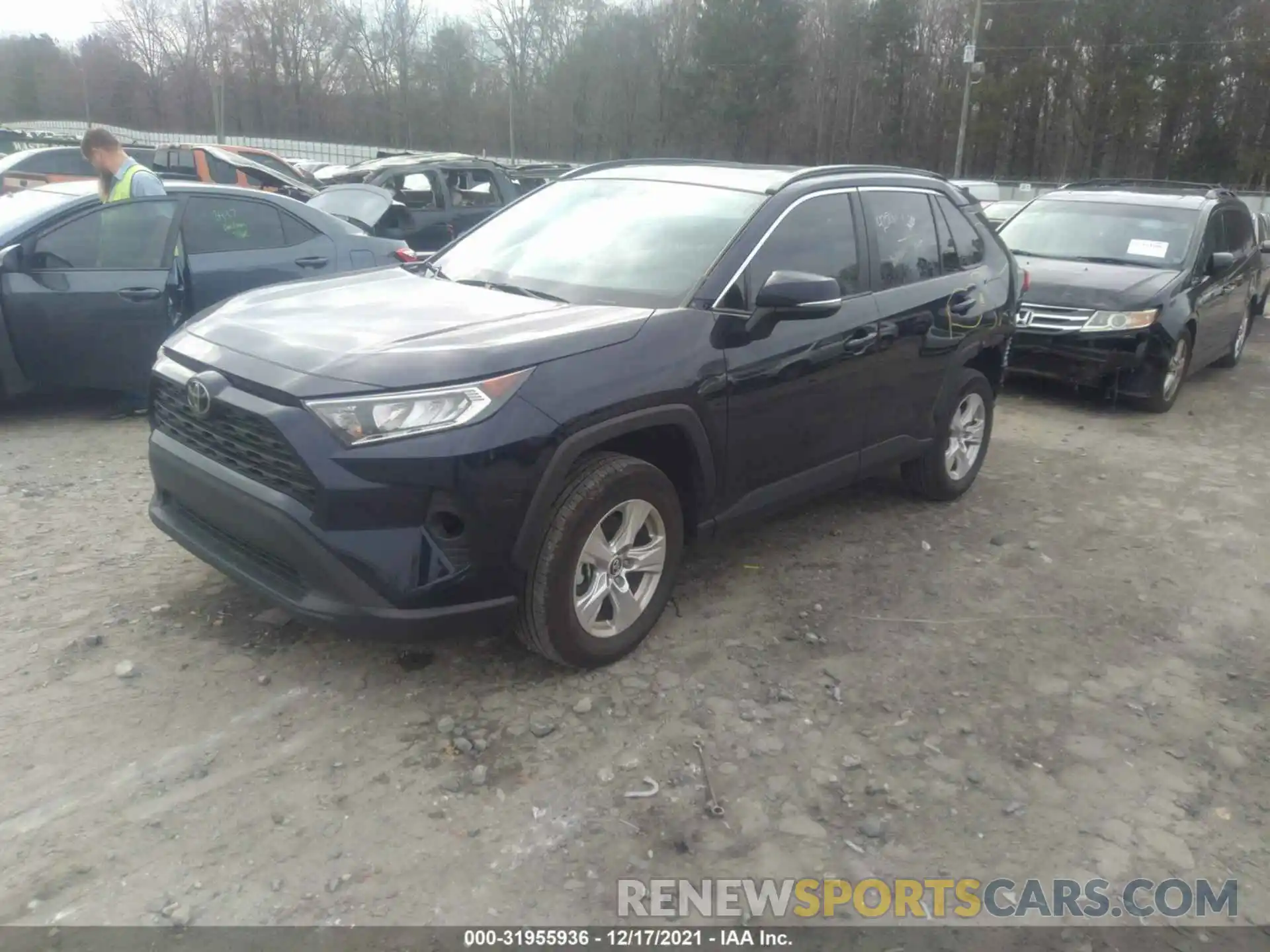 2 Photograph of a damaged car 2T3W1RFV5LC070495 TOYOTA RAV4 2020