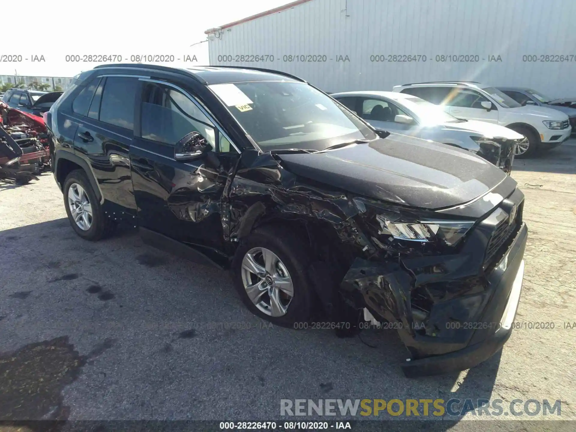 1 Photograph of a damaged car 2T3W1RFV5LC071484 TOYOTA RAV4 2020