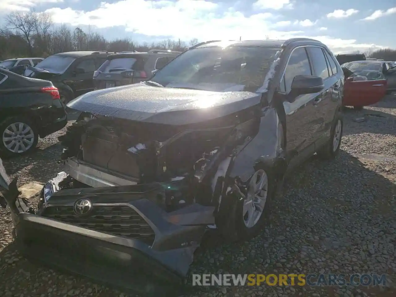 2 Photograph of a damaged car 2T3W1RFV5LC073462 TOYOTA RAV4 2020