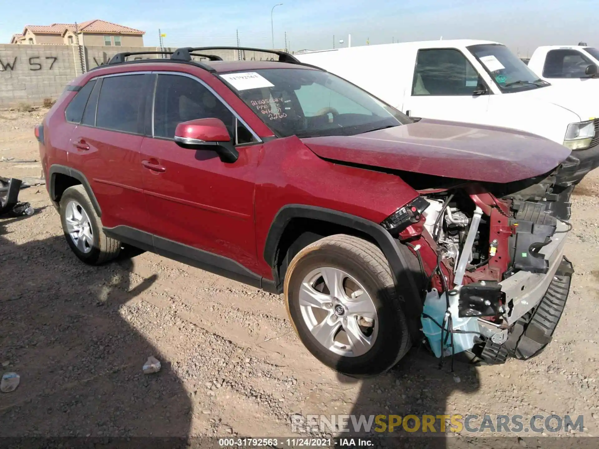 1 Photograph of a damaged car 2T3W1RFV5LC082260 TOYOTA RAV4 2020